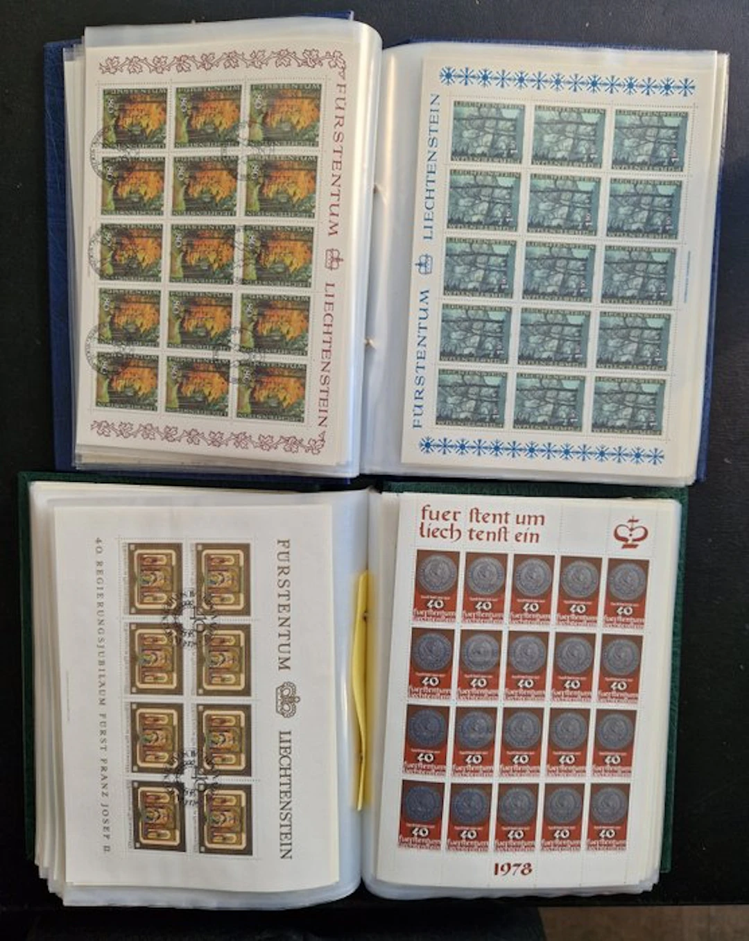 Liechtenstein - Approximately 180 complete sheets