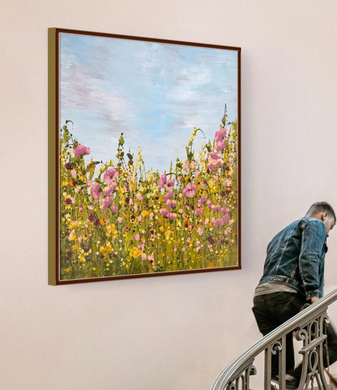 Irina Morisch - Soft whisper - XXL original artwork on linen-
