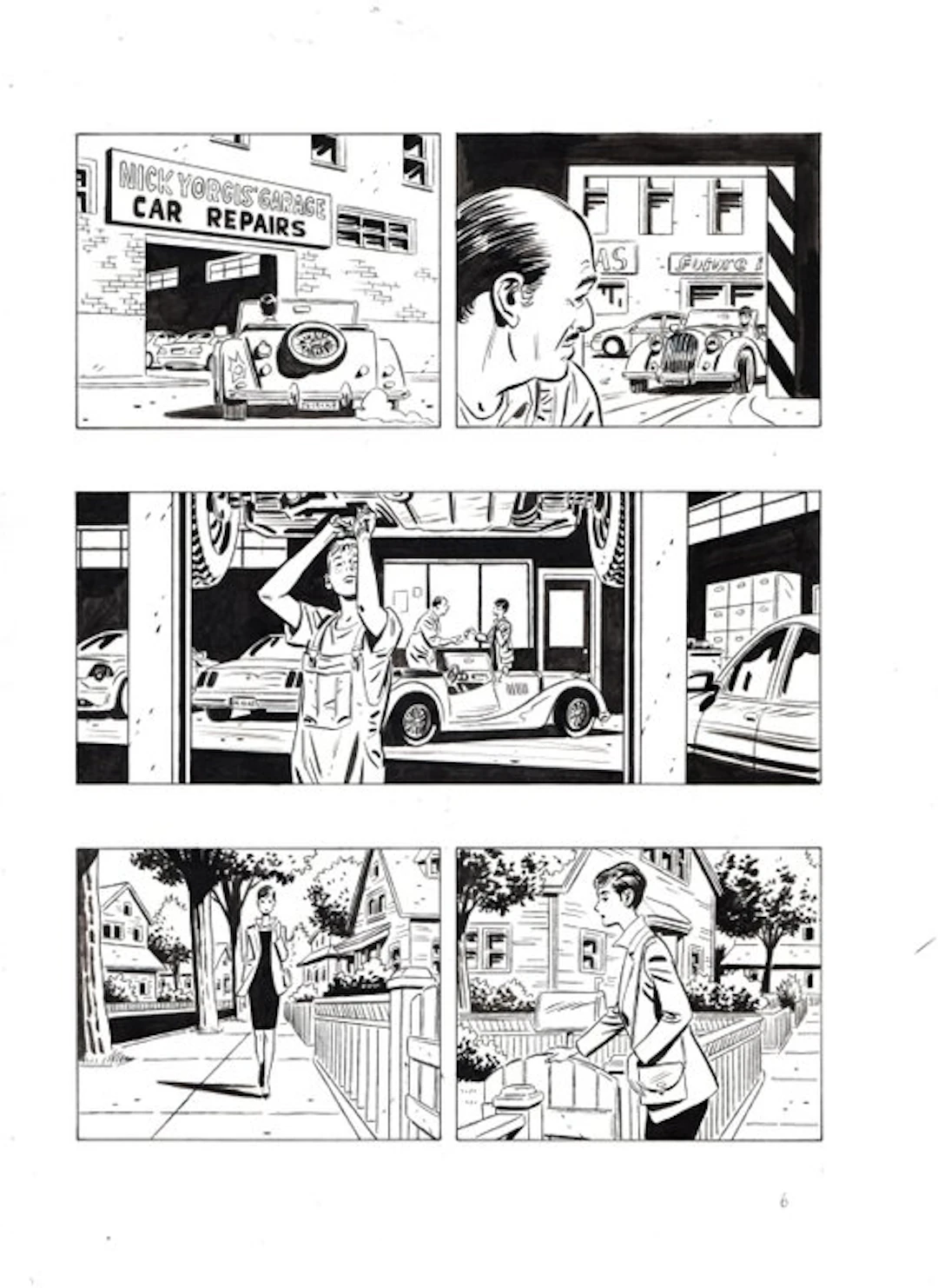 Pittaluga, Luigi - 3 Original page - Julia #277 - "In nome del padre" - 2021