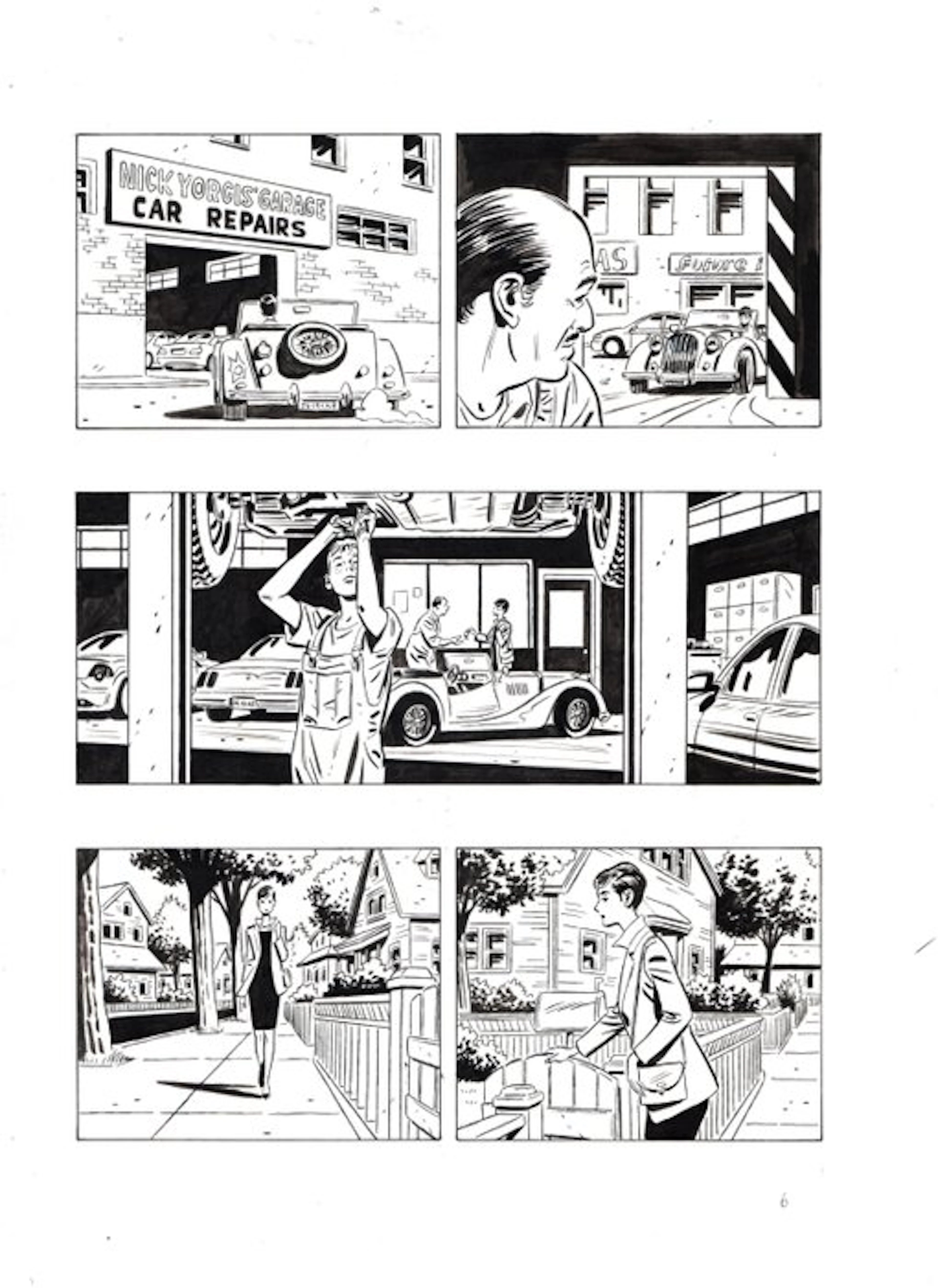 Pittaluga, Luigi - 3 Original page - Julia #277 - "In nome del padre" - 2021