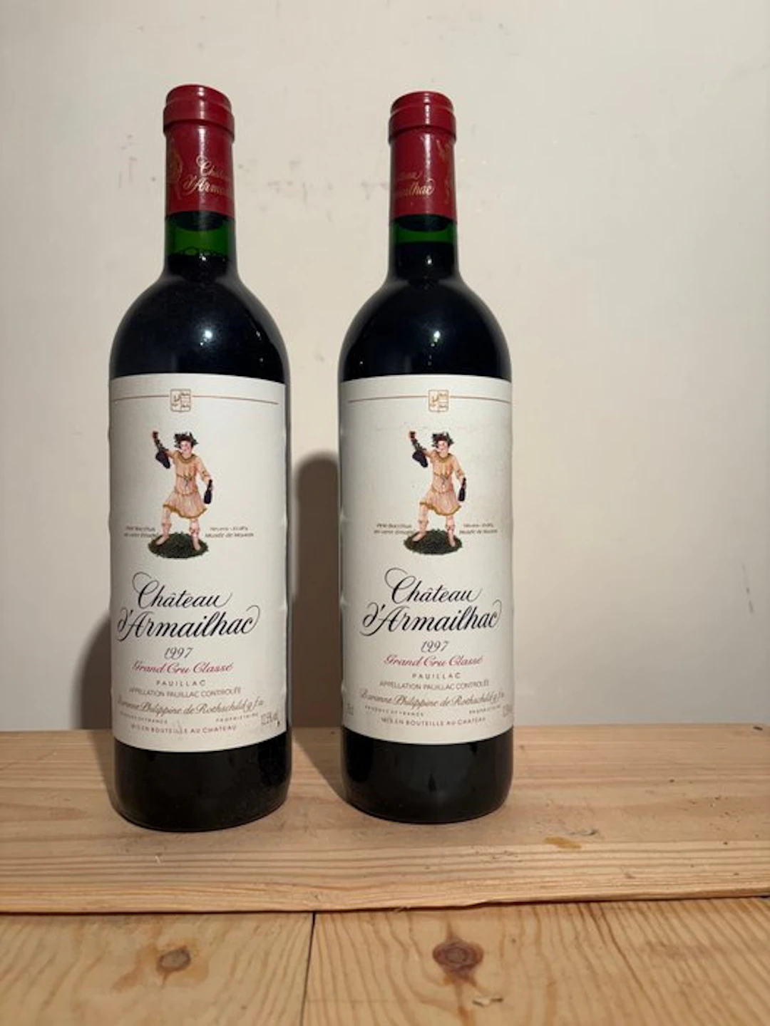 1997 Château d'Armailhac - Pauillac 5ème Grand Cru Classé - 2 Bottles (0.75L)