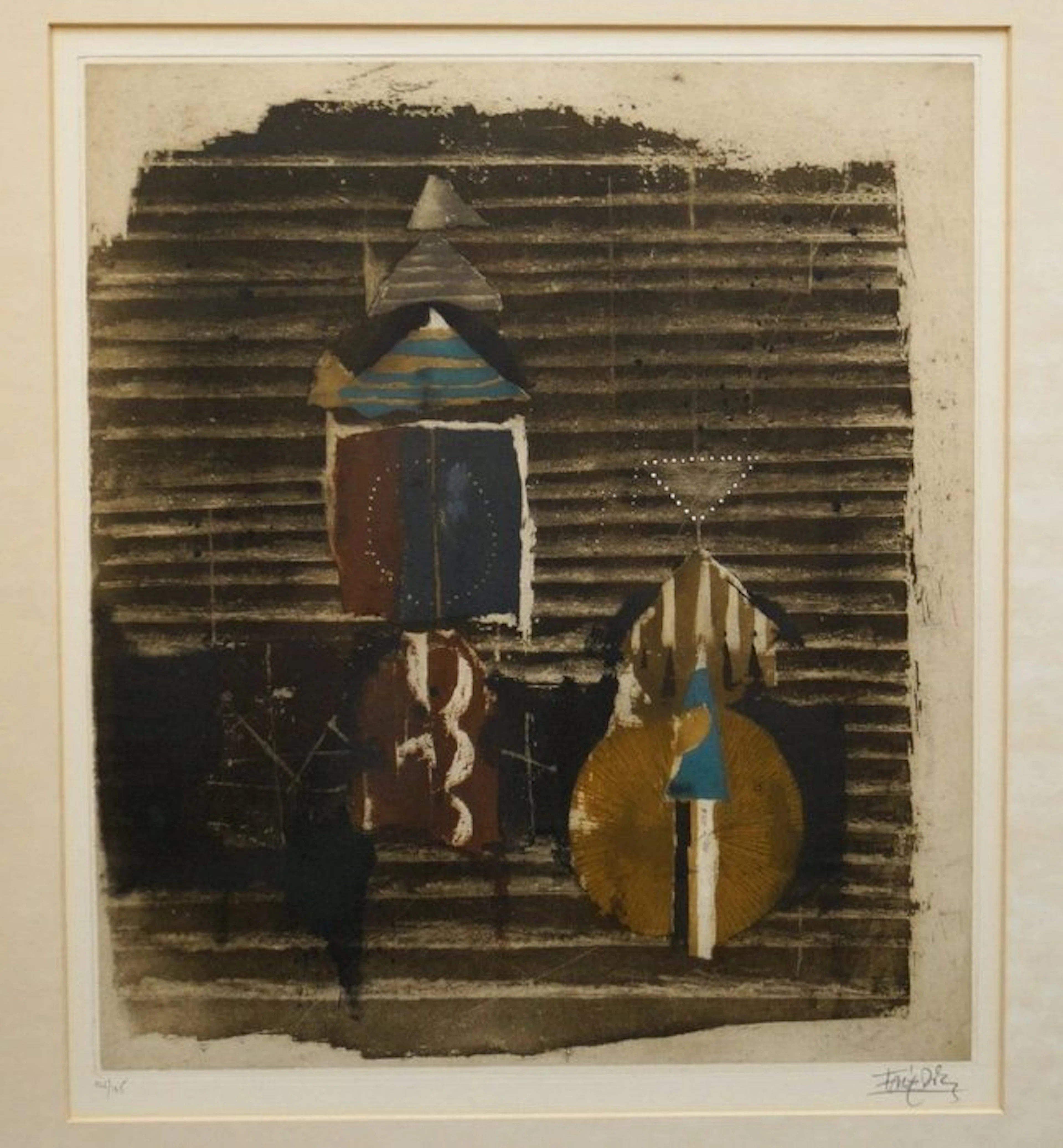 Johnny Friedlaender (1912-1992) - etching