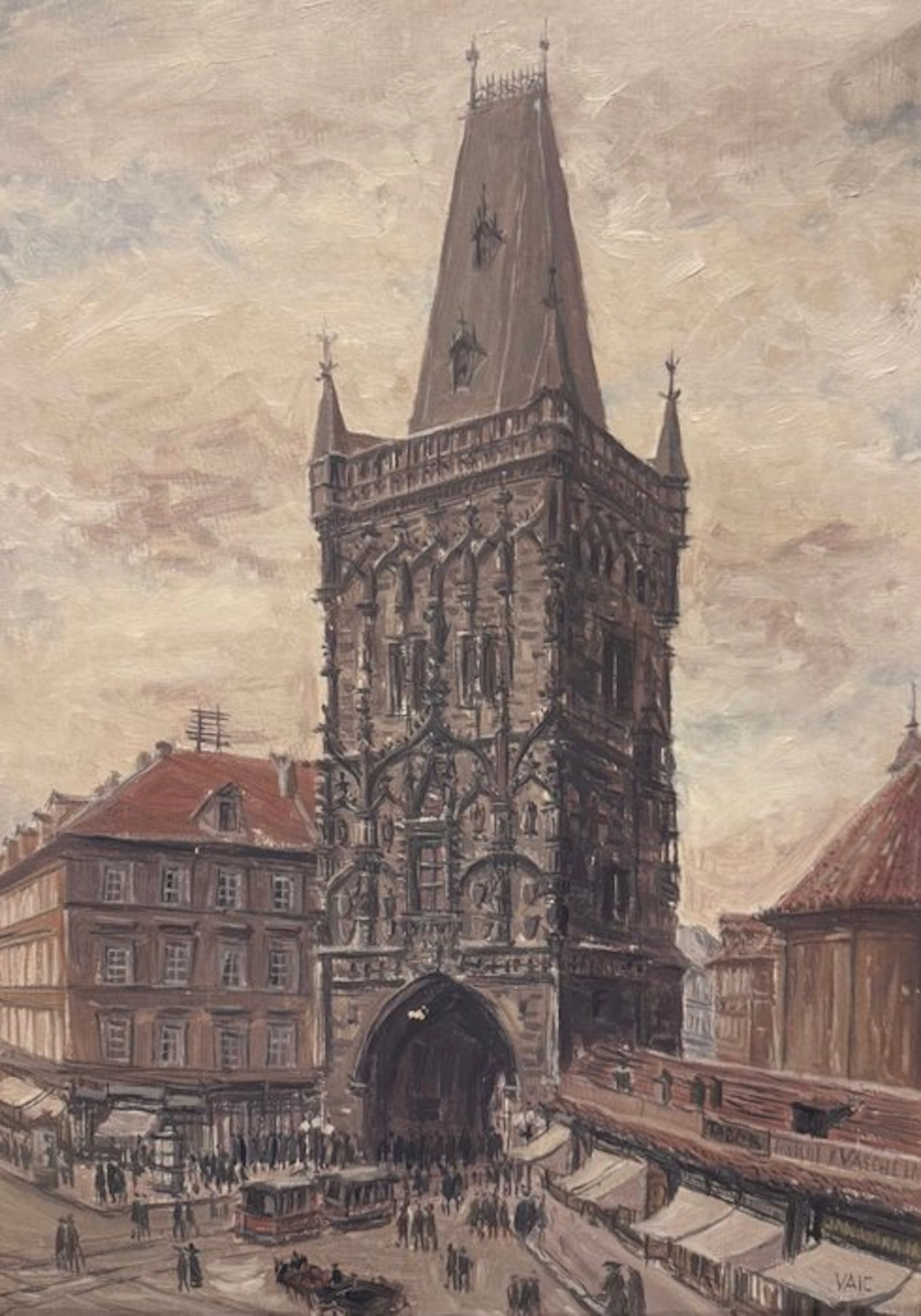 Josef Vaic - Scorcio di Piazza Centrale