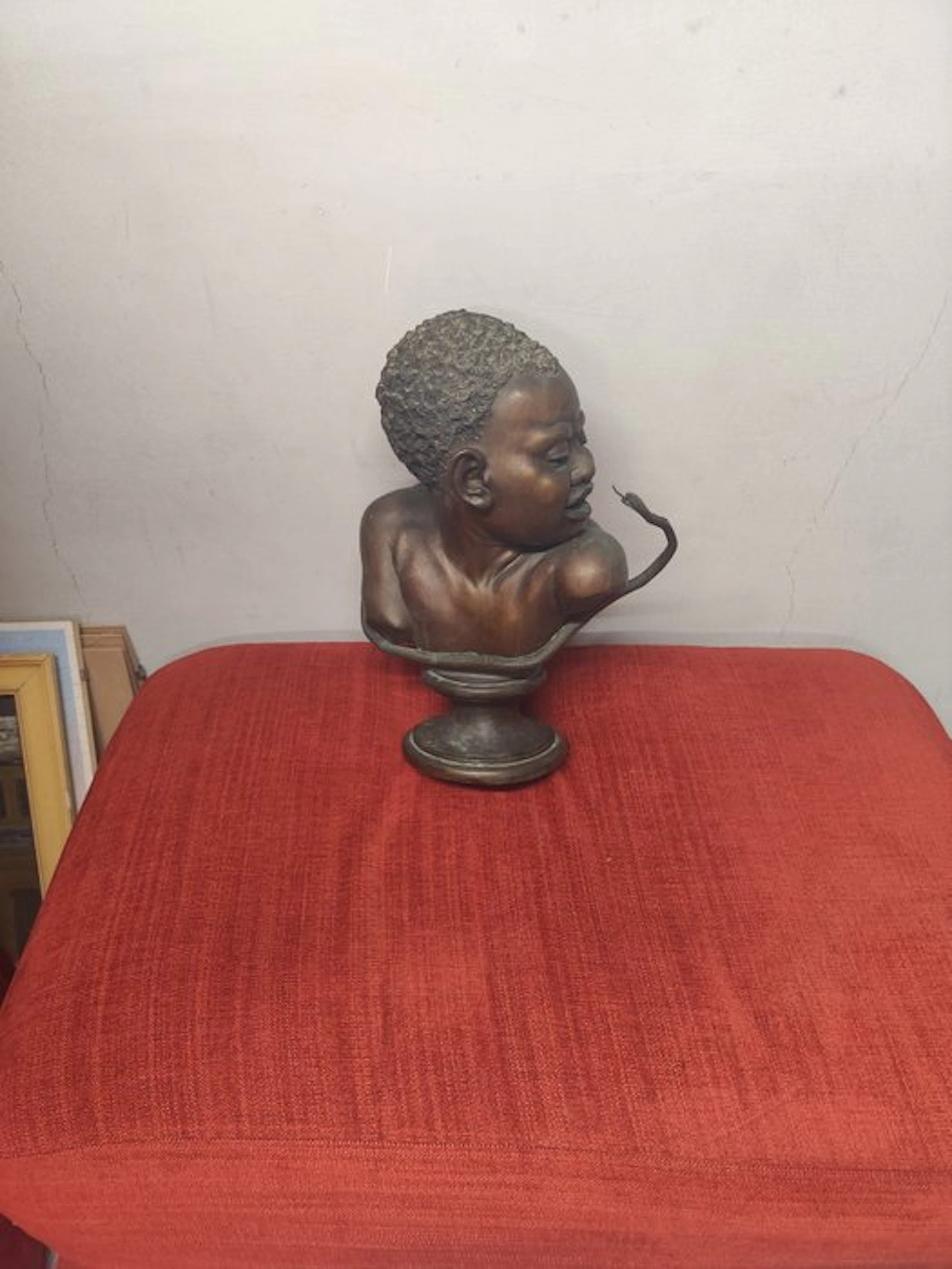 De Chirico (?) - Statue, Busto - 40 cm - Bronze