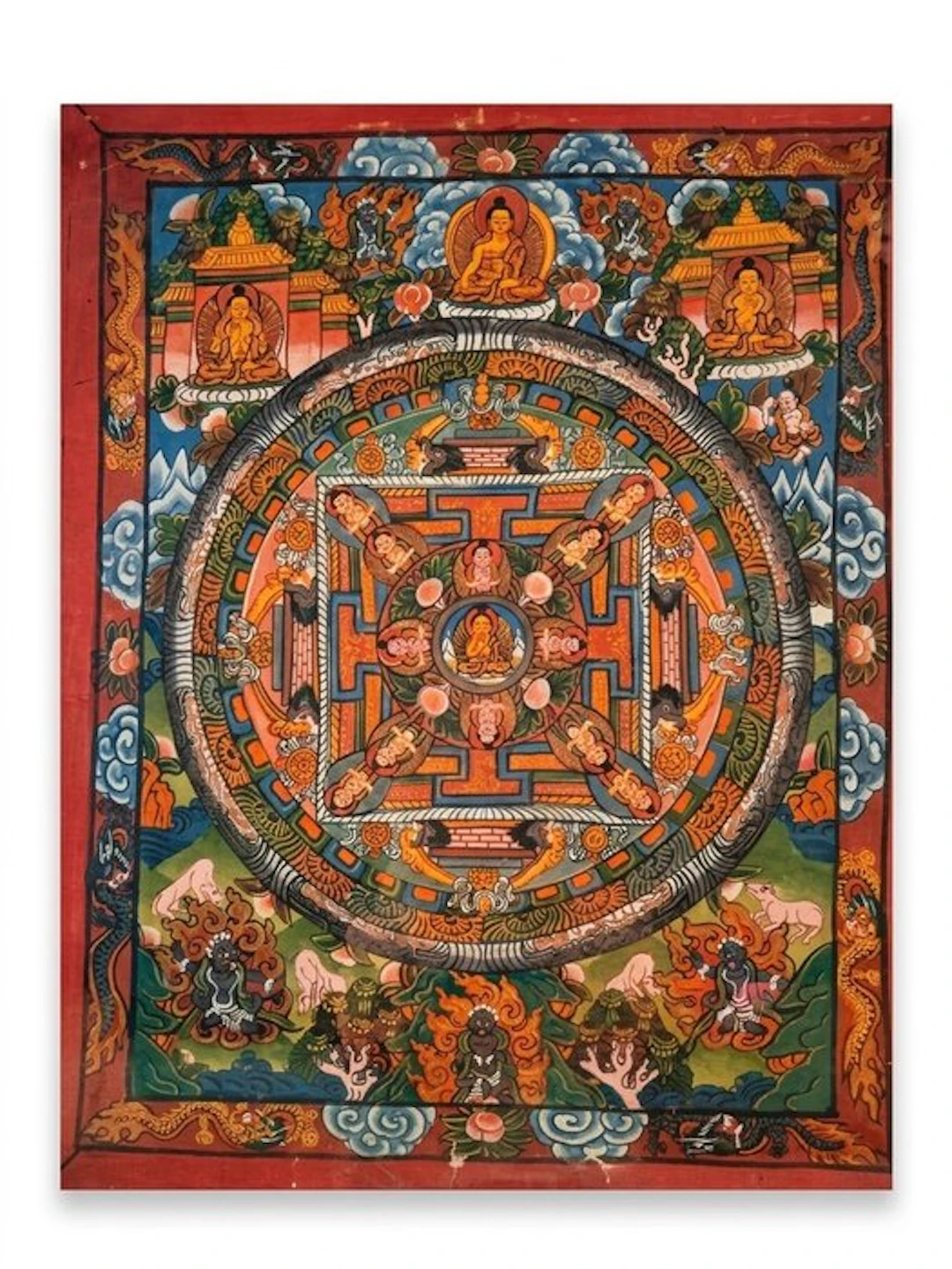 Mandala tibetano - non specificato - Nepal (No reserve price)