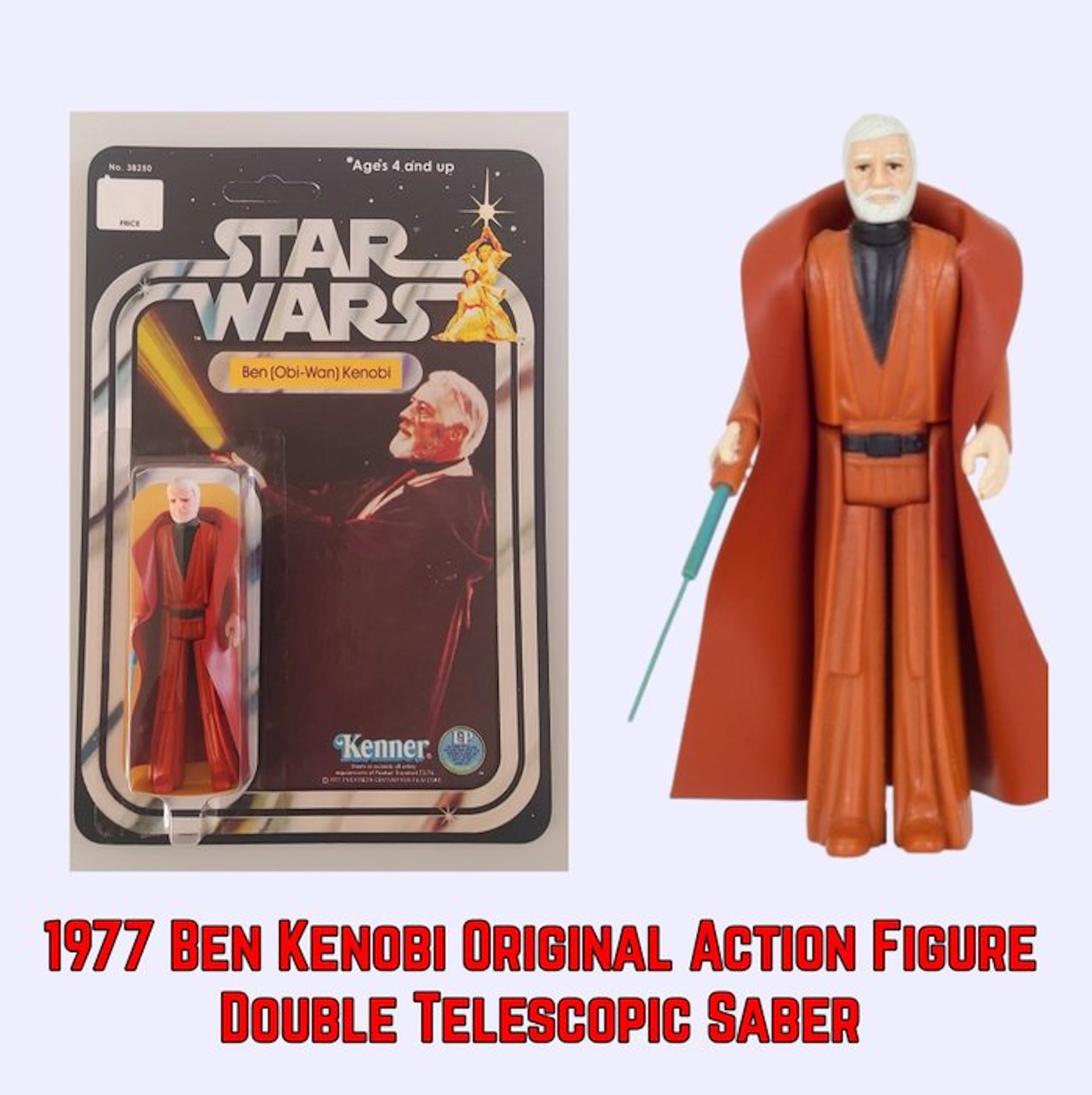 Kenner - Action figure Star Wars 1977 Obi Wan Kenobi...