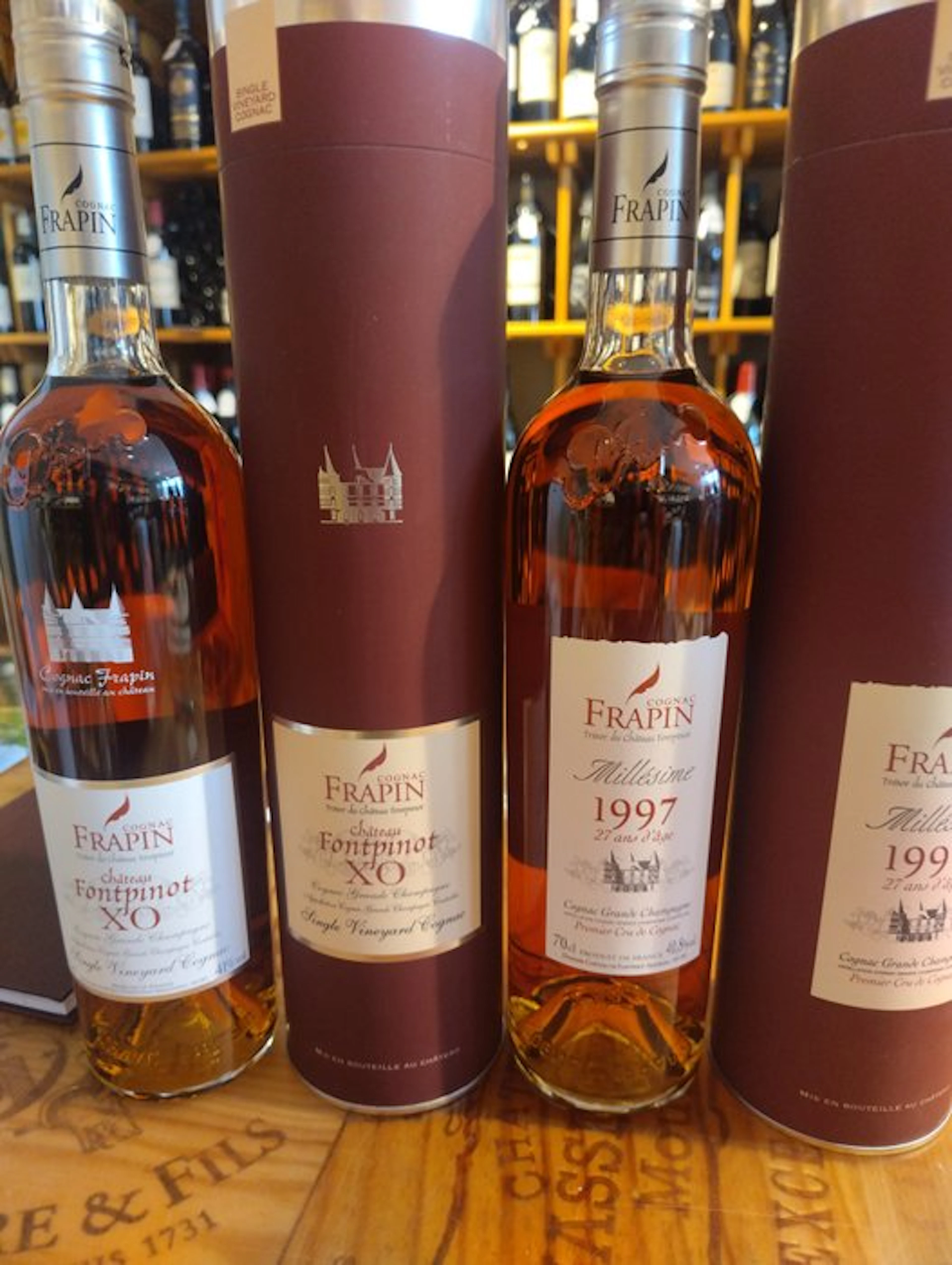 Frapin - Millésime 1997 + Château Fontpinot XO - 70cl - 2 bottles