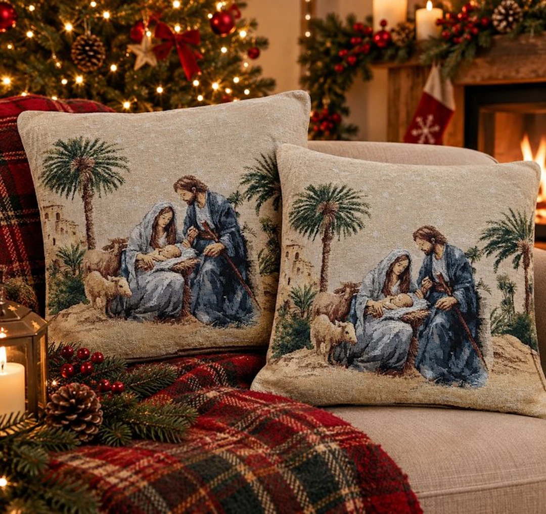 Birth of Jesus - Cushion (2)