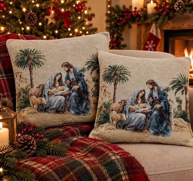Birth of Jesus - Cushion (2)