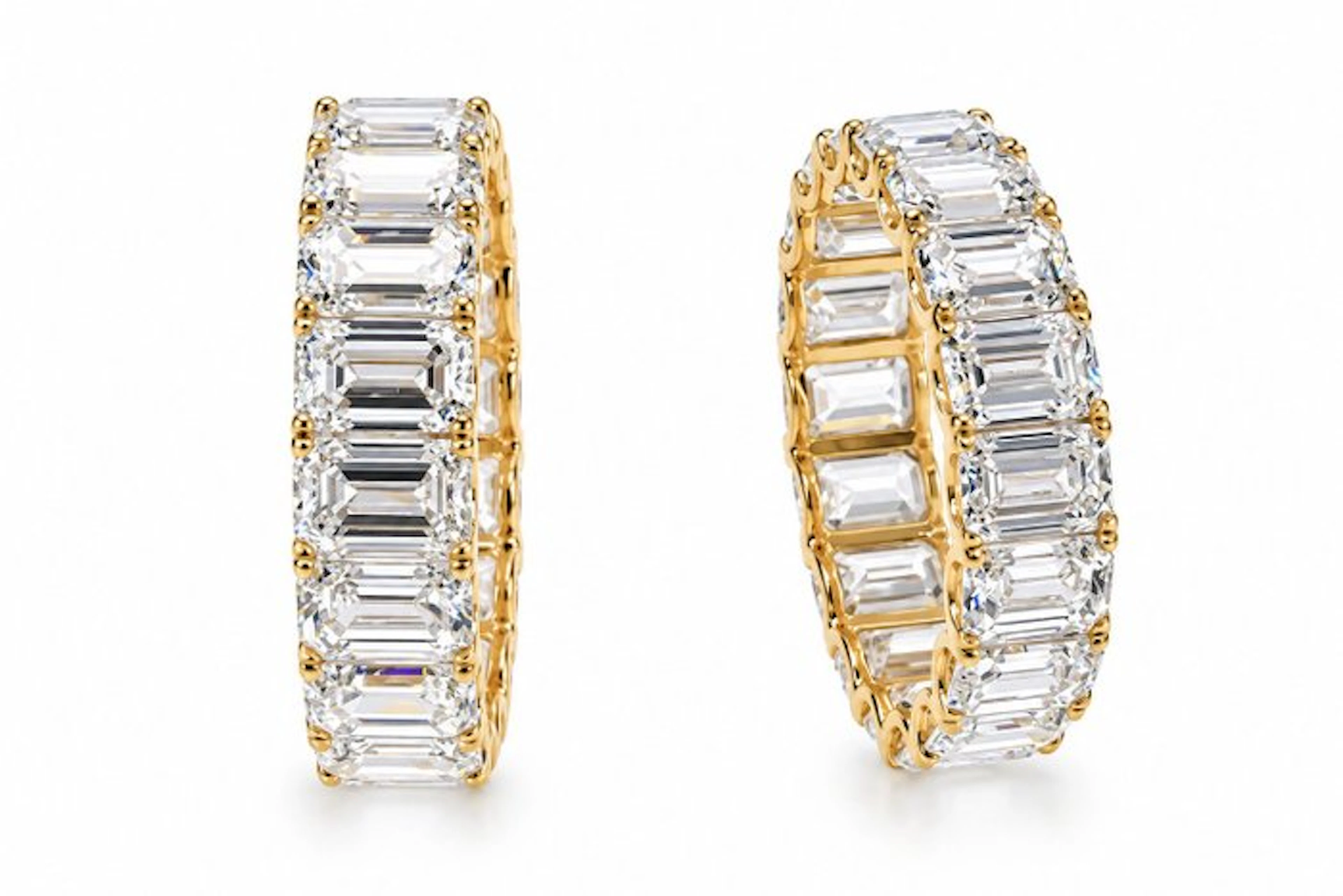 Ring - 14 kt. Yellow gold - 7.25ct. tw. Diamond (Lab-grown)