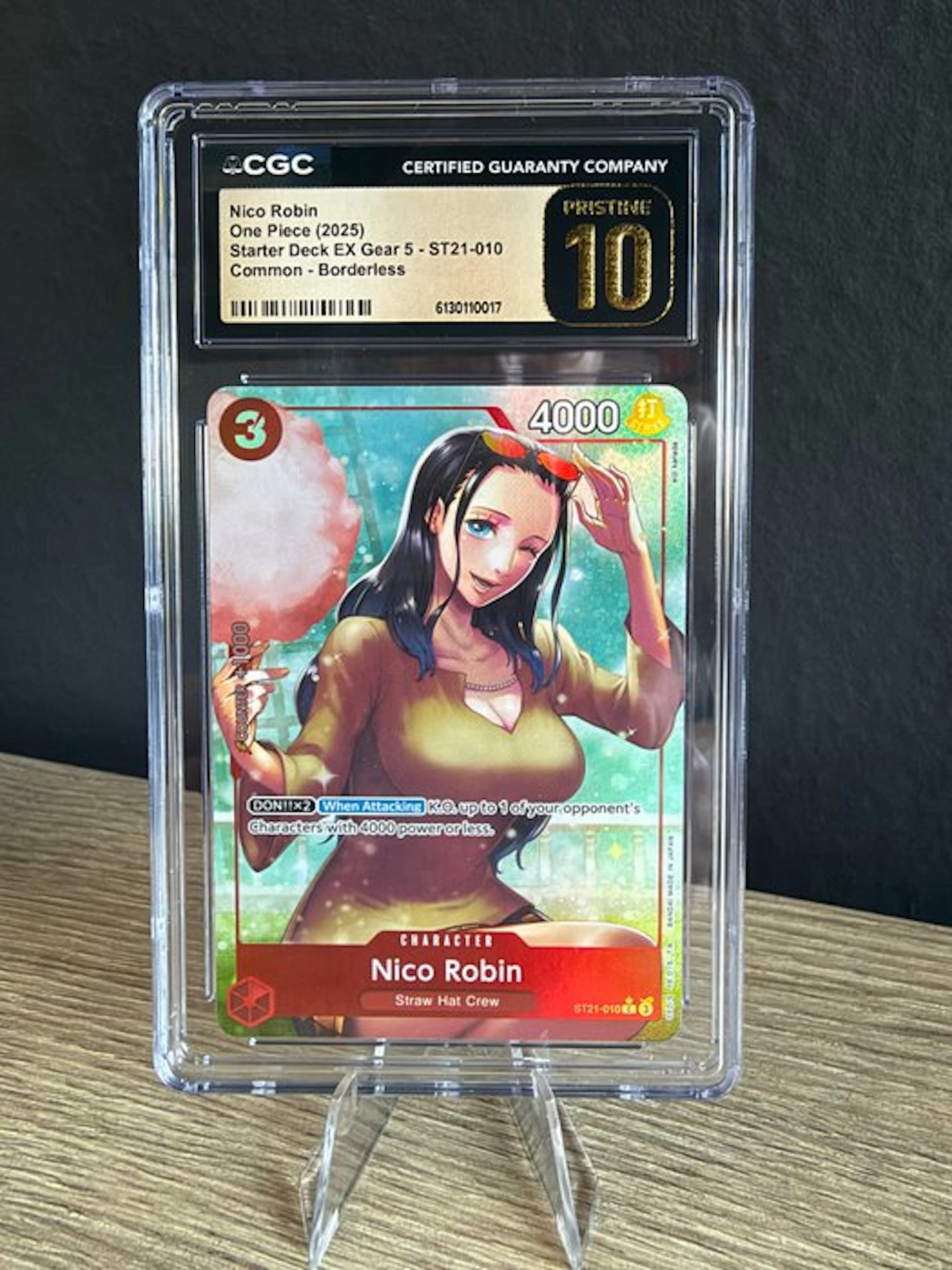 Bandai - 1 Graded card - One Piece - Nico Robin ST21-010 Foil