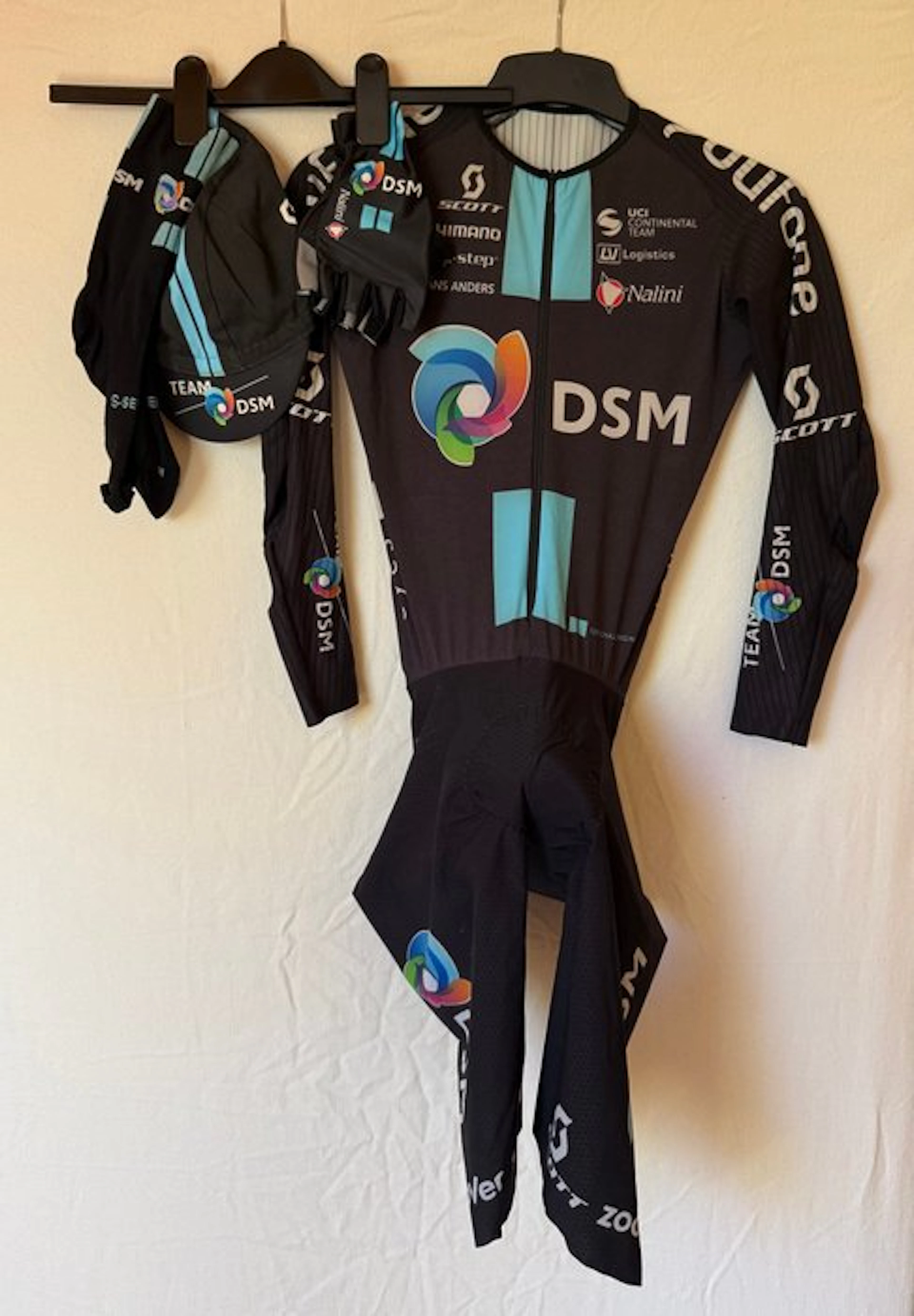 Team DSM - Cycling - Taille S - Lot complet de 4 pièces...