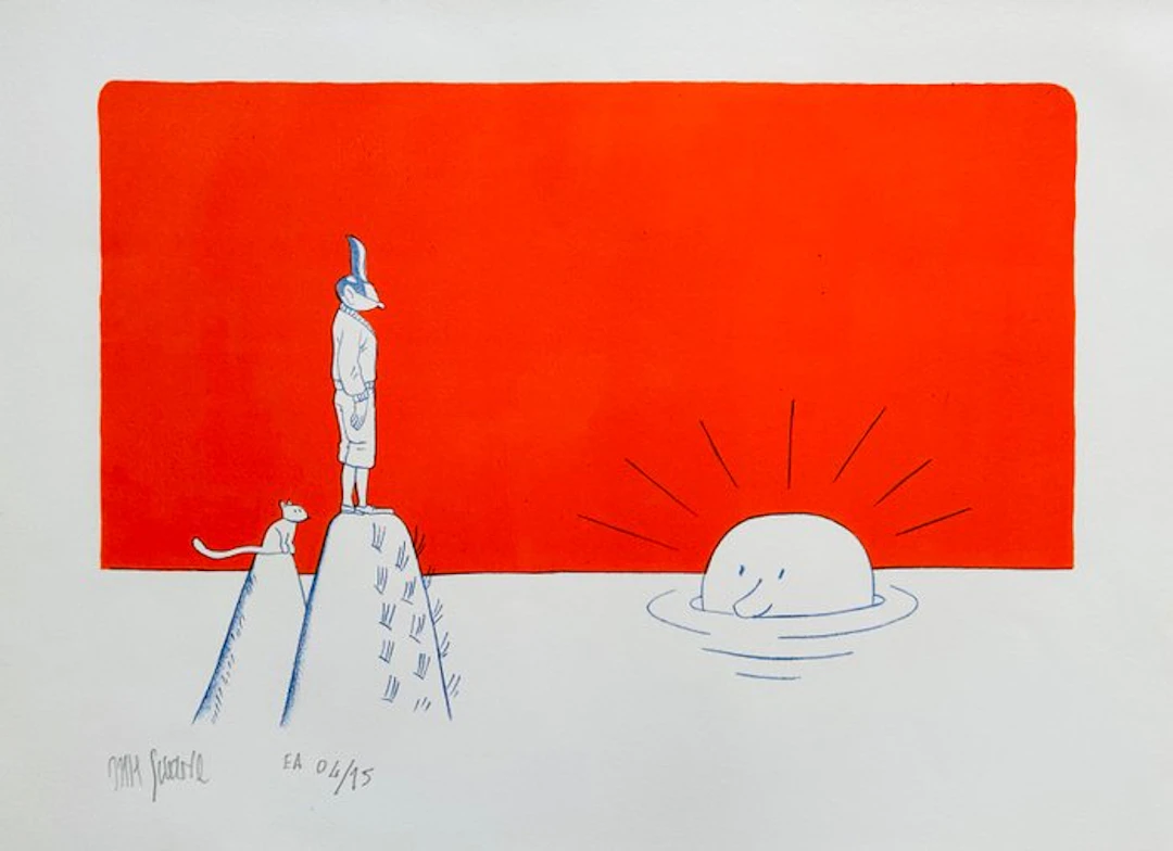 Joost Swarte - Jopo de Pojo - 1 Lithography - Limited edition - 2010