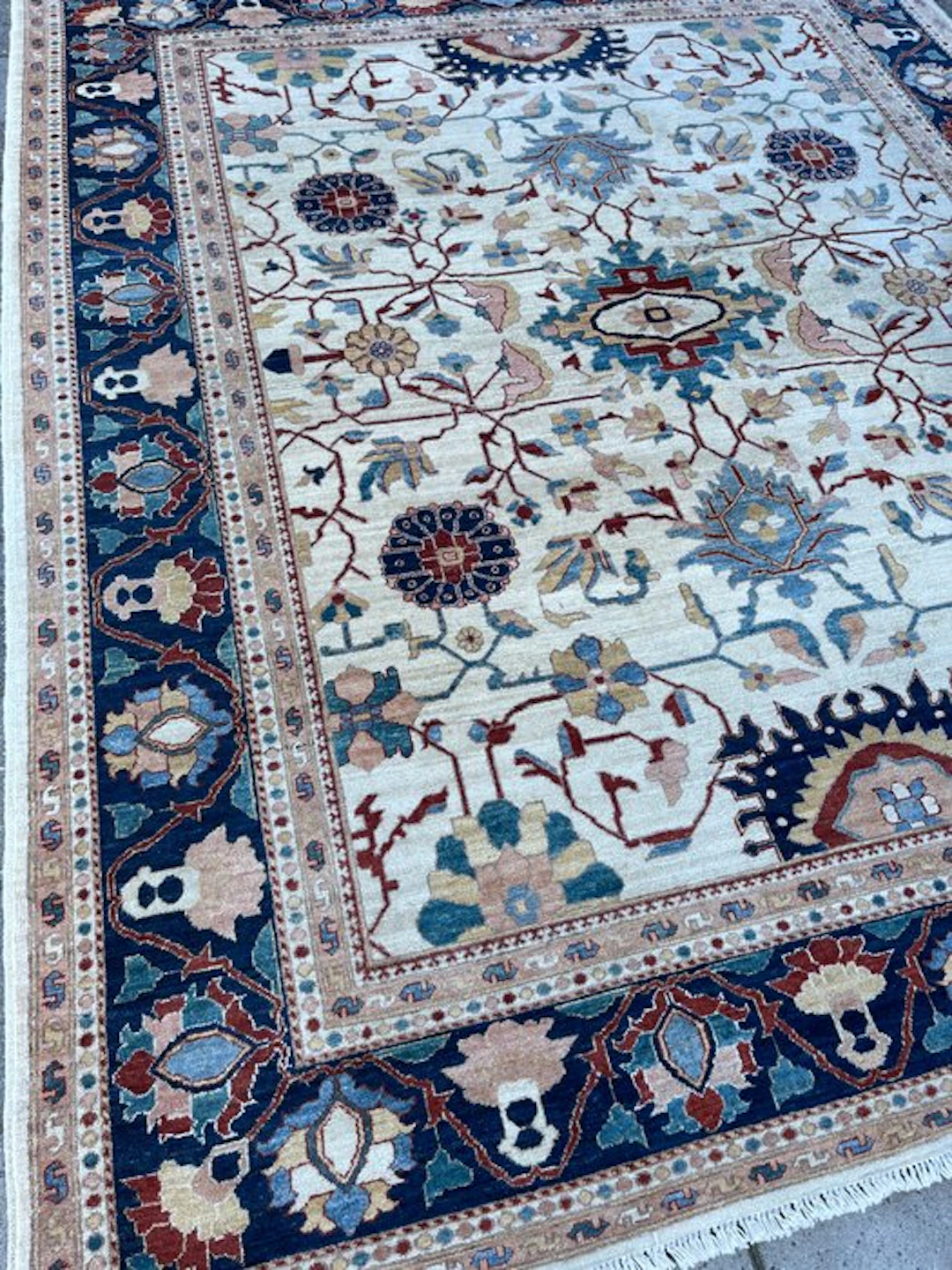Afghan Ziegler Arijana - Cleaned - hand-knotted - wool...