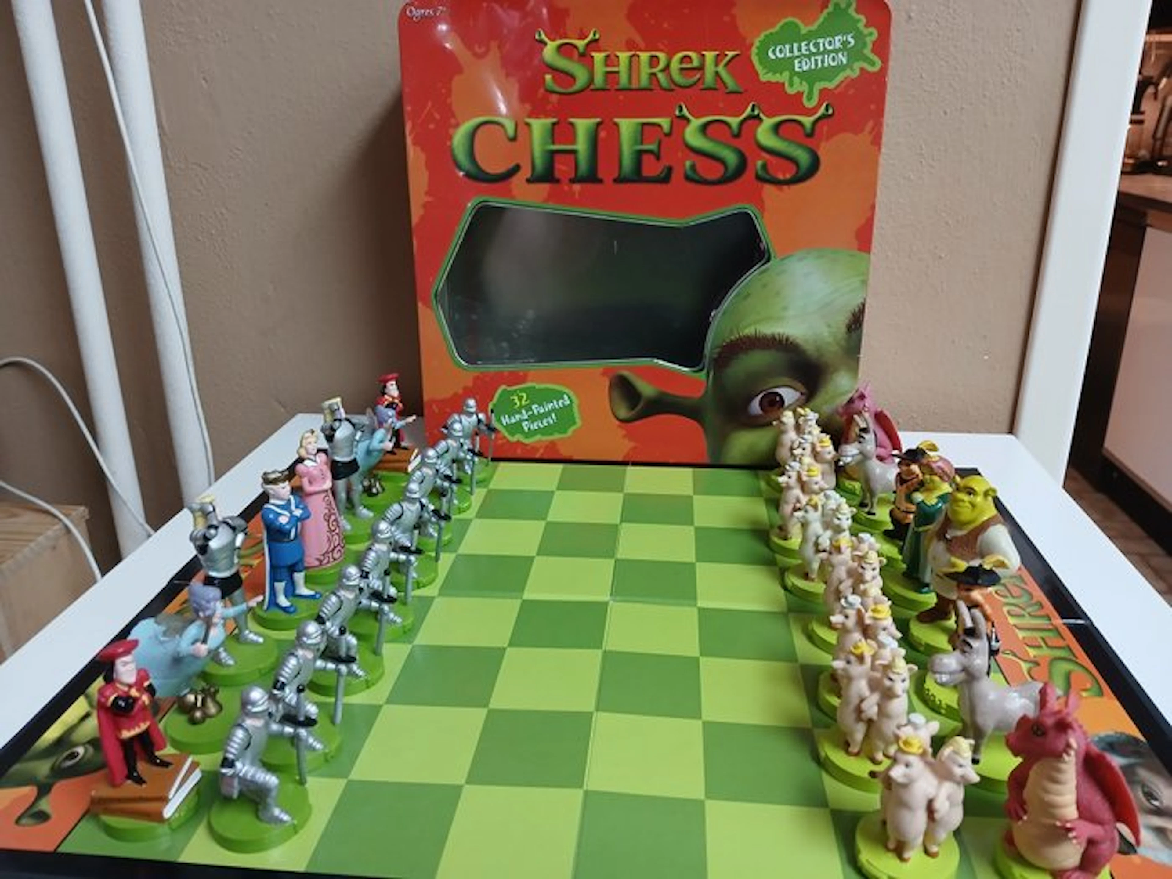 Board game - shrek chess-dreamworks/usa opoly collectors edition 3d - Plastic