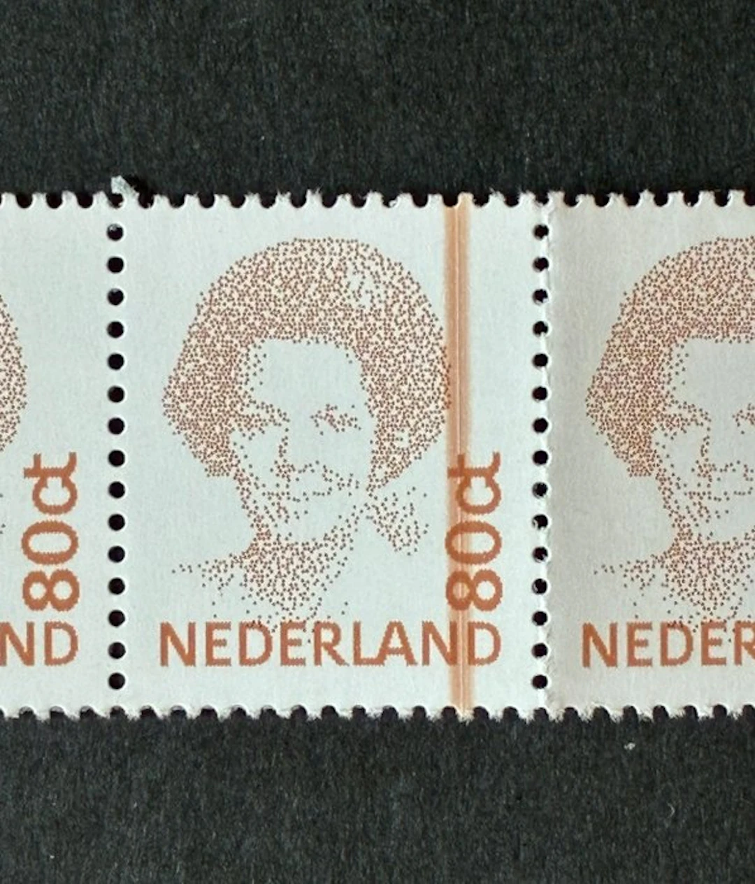 Netherlands 1991 - Queen Beatrix (inverted) with variety...