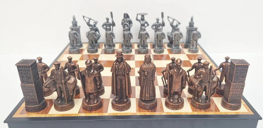 Chess set - Marineros y Campesinos - Metal