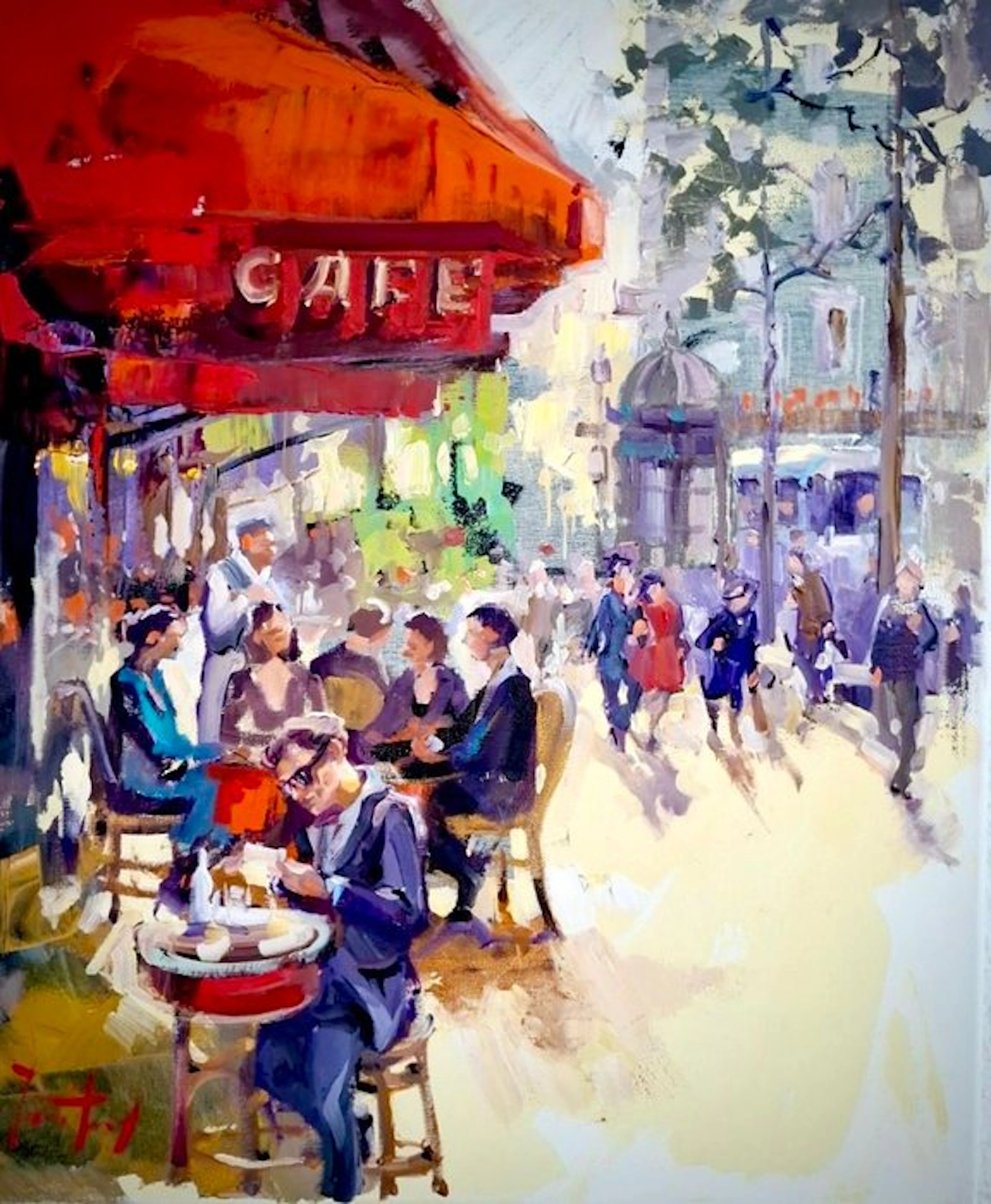 Jurij Frey - Café, Paris