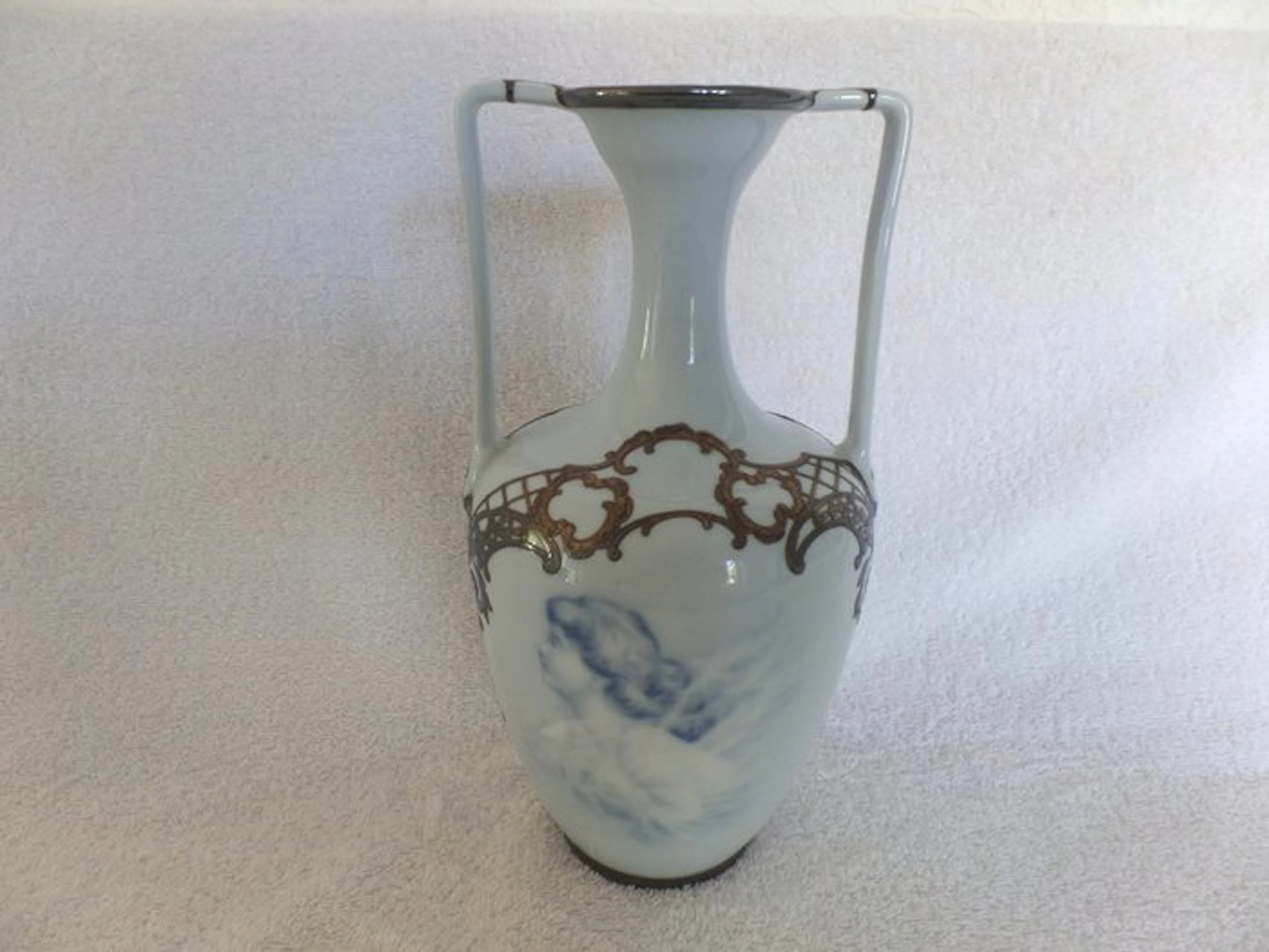 Rosenthal - 1898 - 1906 - Vase - Porcelain - Silver fittings
