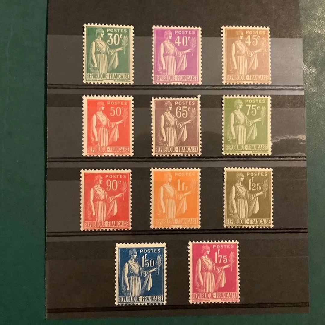 France 1932 - Peace - MNH - Yvert 280/289