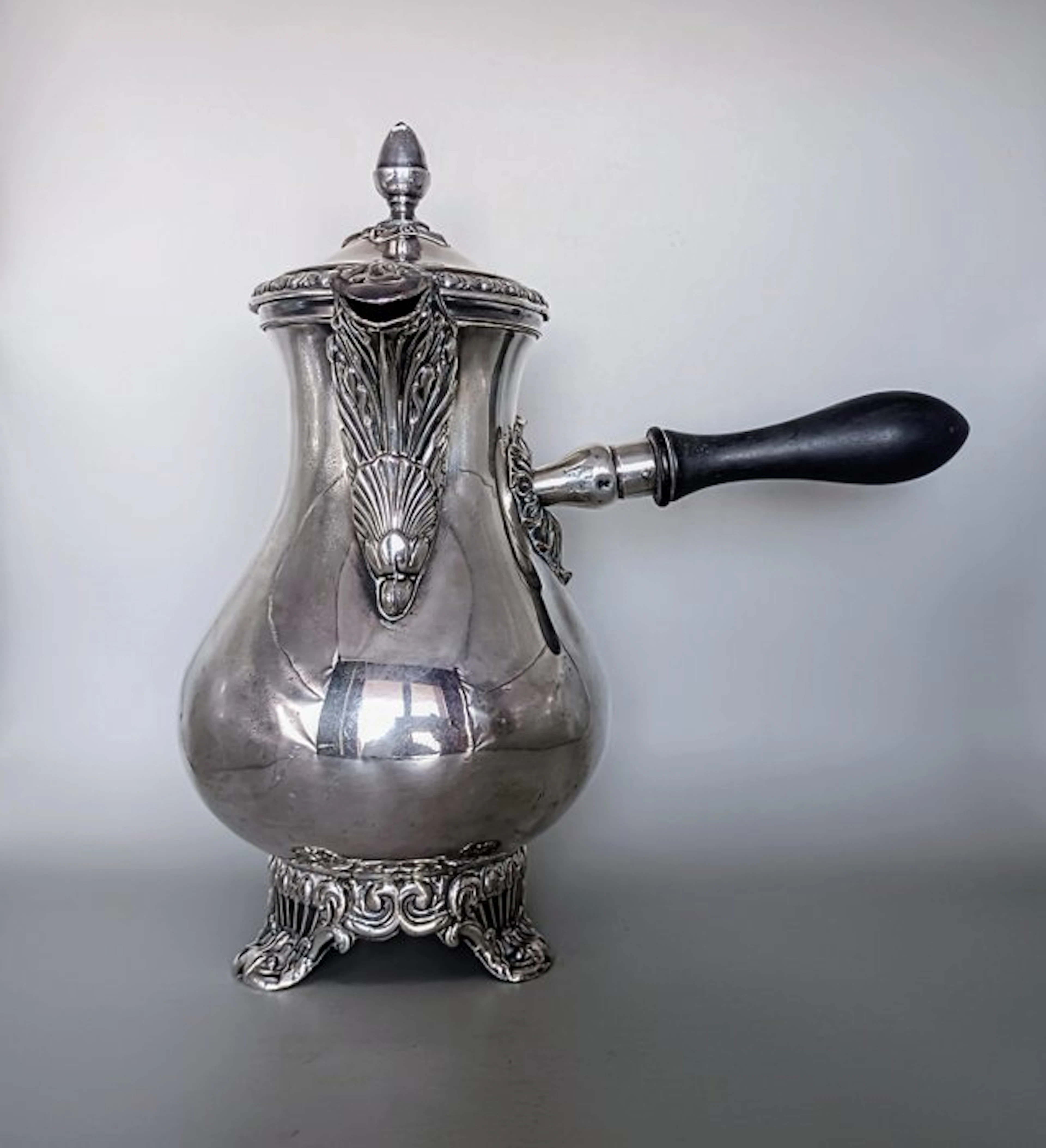 Chocolate pot - Silverplated