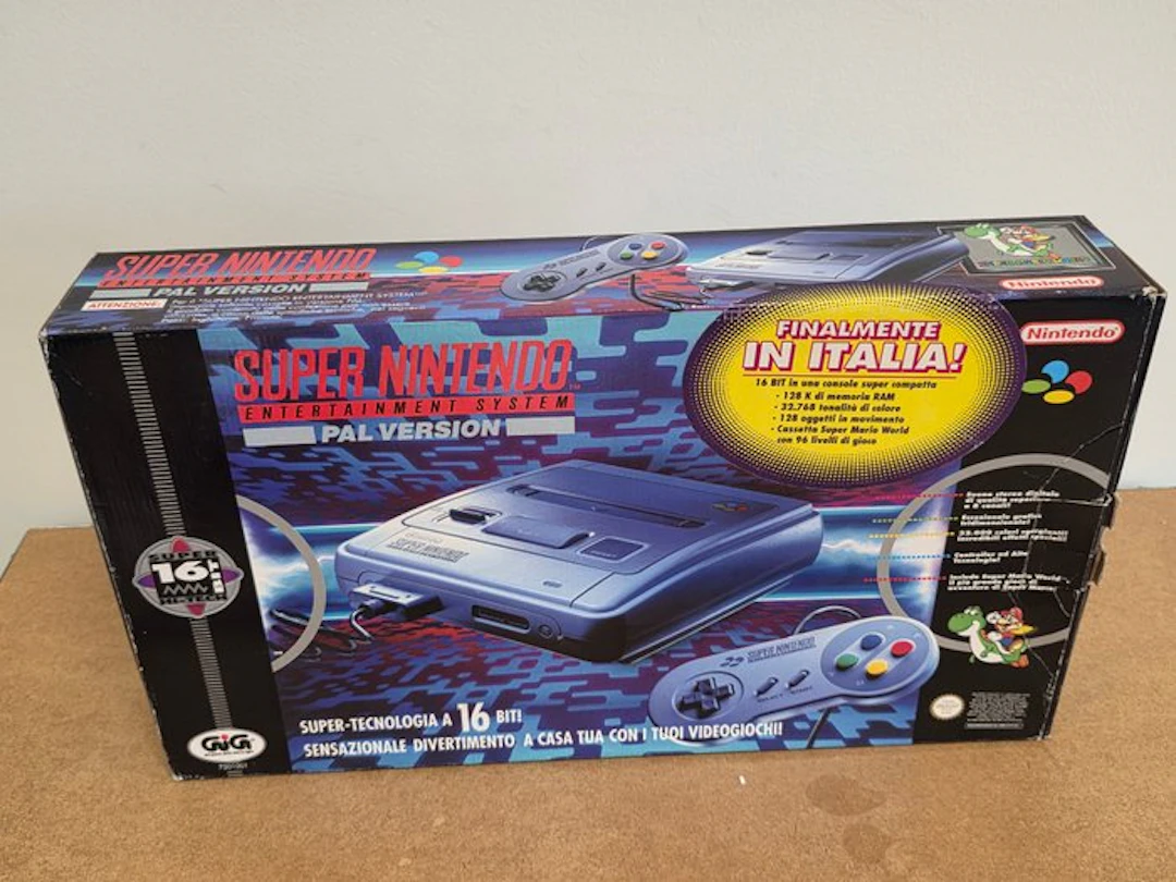 Nintendo - Snes - Super Rare - Big Box - "Super Mario...