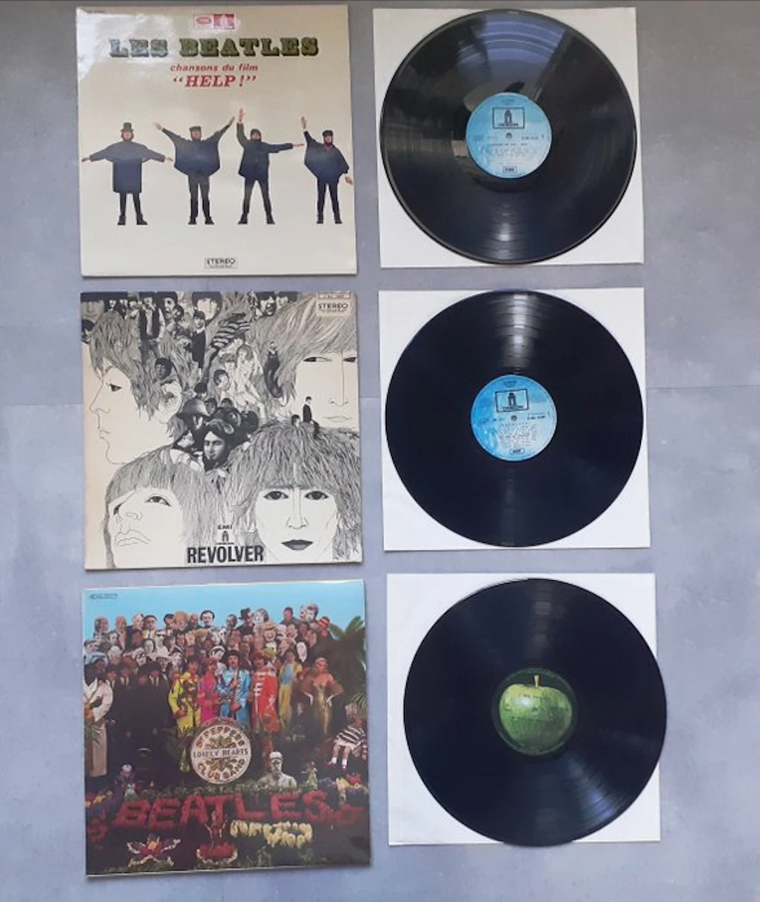 Beatles - The Beatles: 3 French Reissues from the 70 ties...