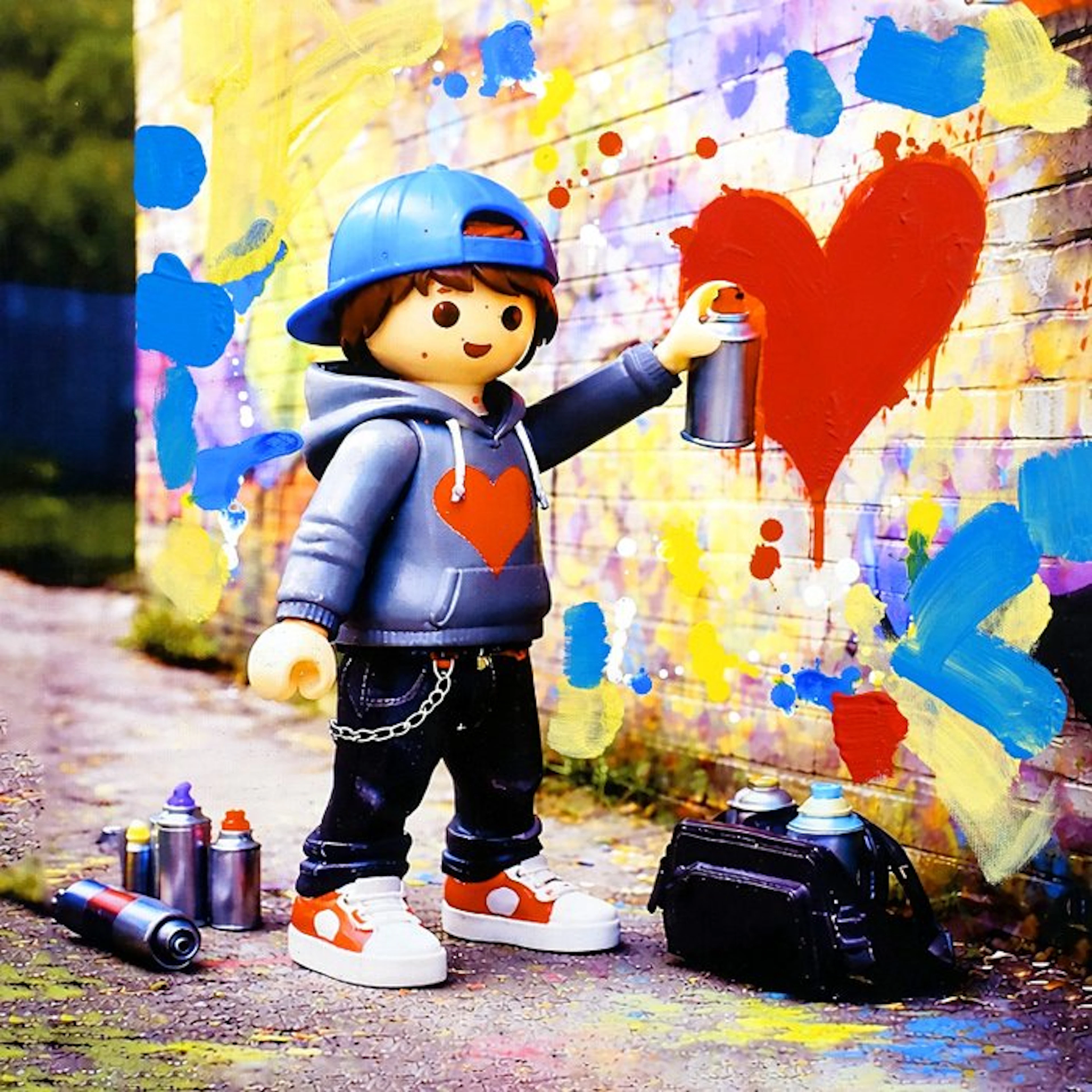 Golden Boy (2000) - “TOYS ARE US” - Unique Original Painting - (1/1)