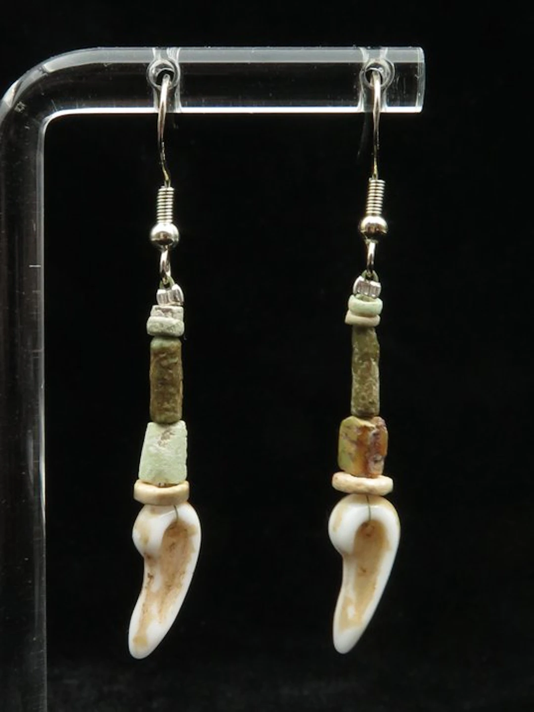 Ancient Egyptian Earrings made of Turquoise and Faience...