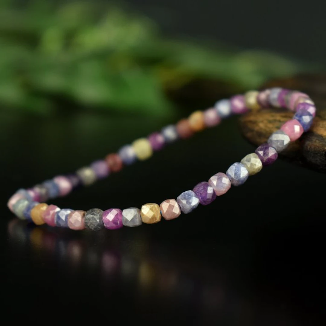 Natural multicolored sapphires – exceptional – natural colors- 7.7 g