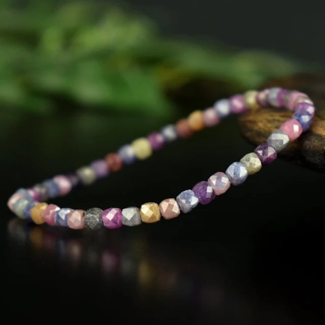 Natural multicolored sapphires – exceptional – natural colors- 7.7 g