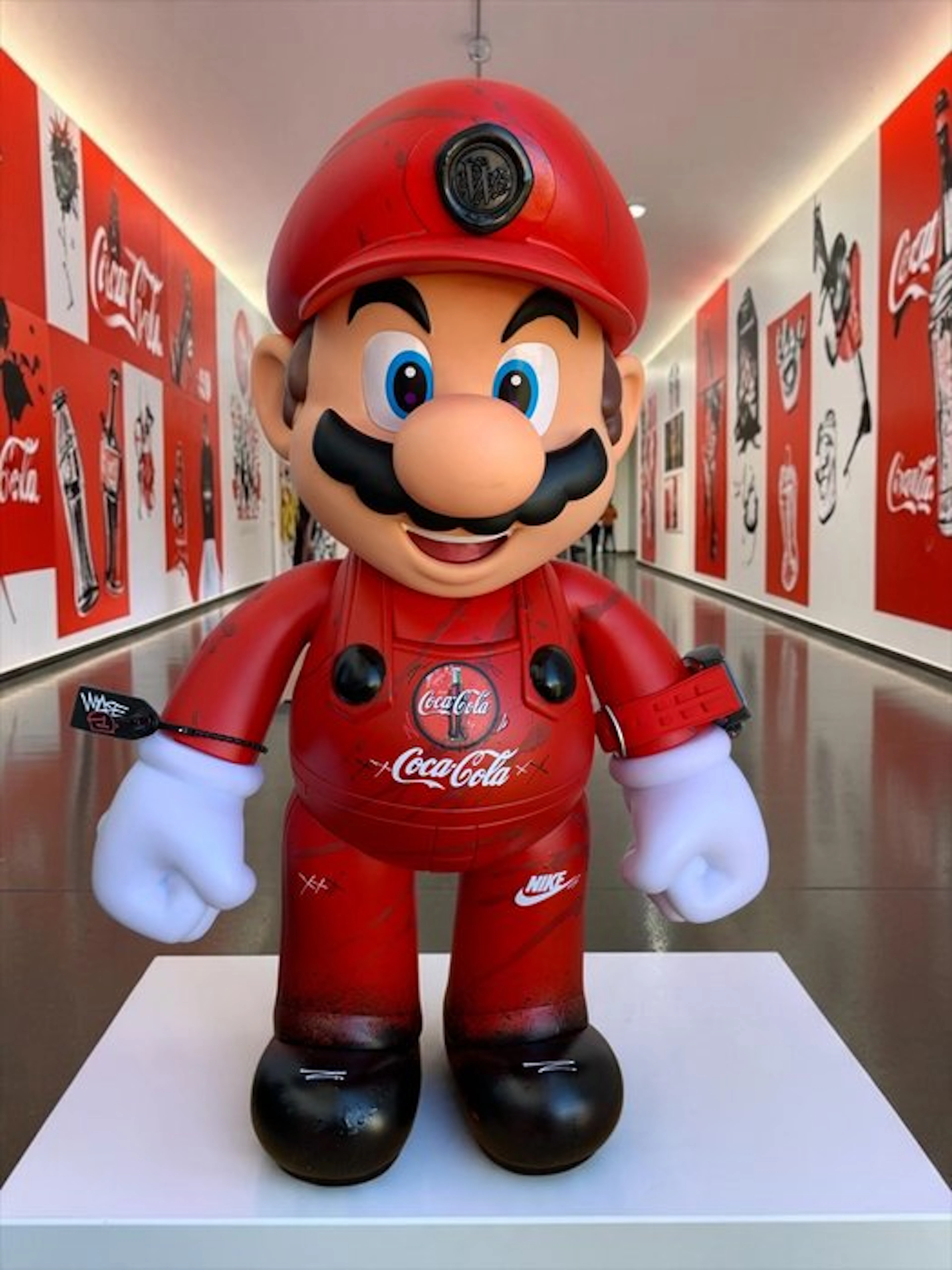 WASE - Figurine - COCA COLA SUPER MARIO CUSTOM STREET - Resin