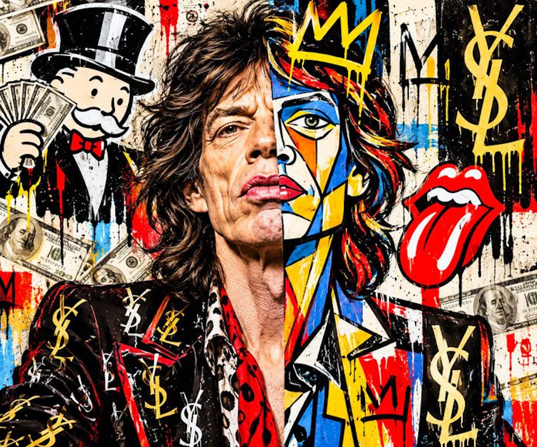 Jacon Art - Mick Jagger & Related - Rolling Stones - Rock 'n' Luxury - 1/7