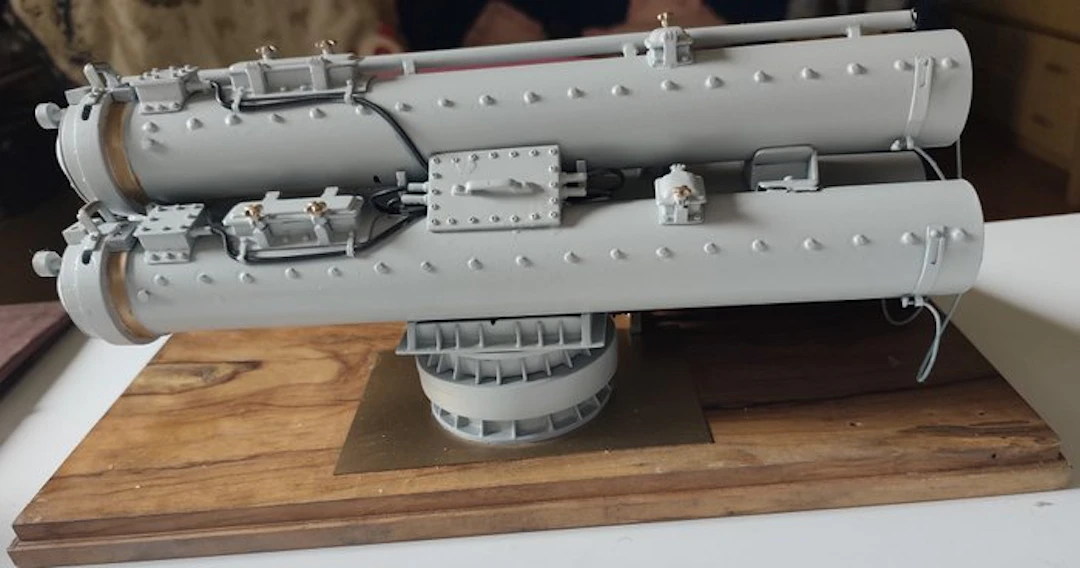 Marina Militare italiana e NATO - Diorama Complesso lanciasiluri Trinato M.K