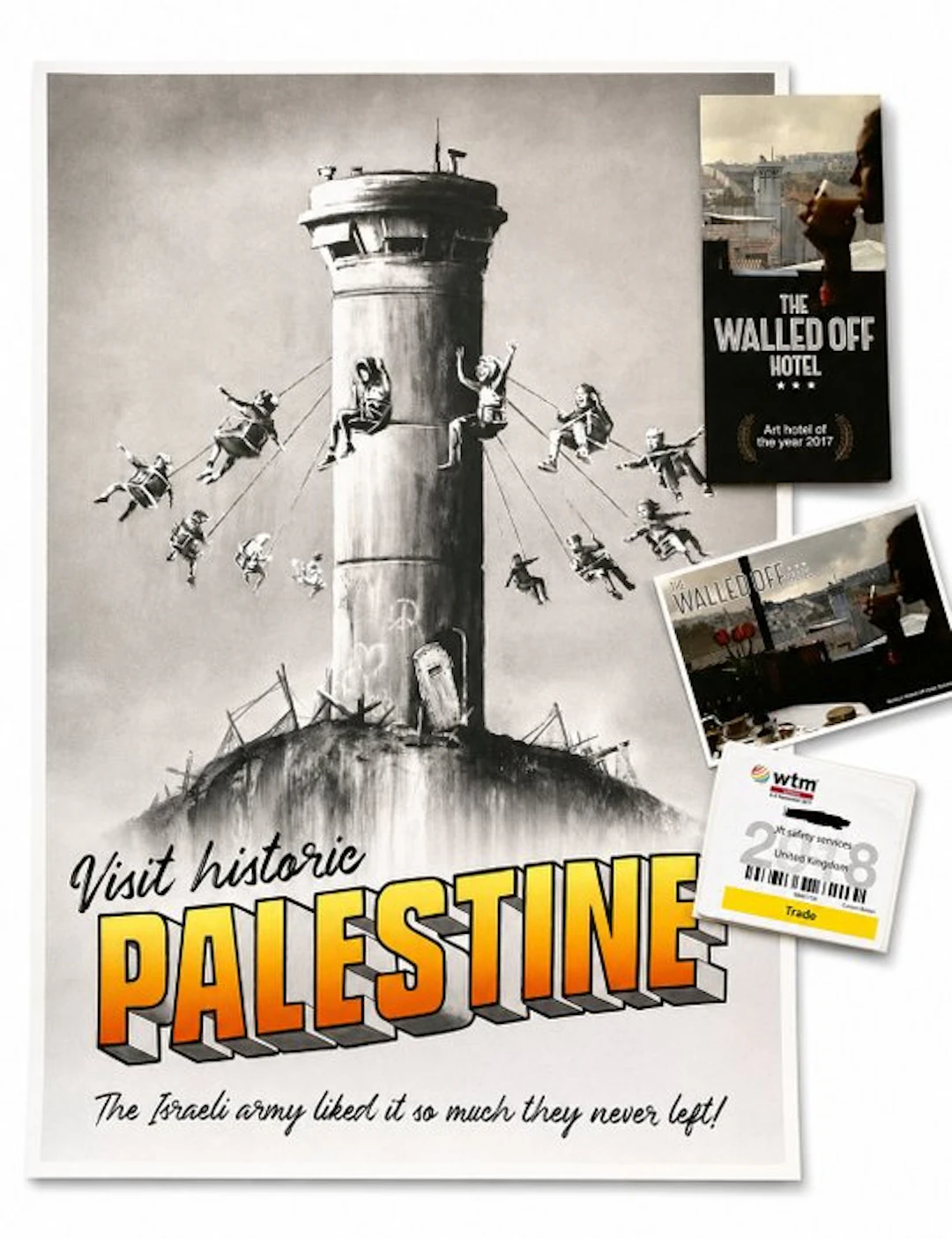 Banksy (1974) - Visit Historic Palestine WTM London 1st edition