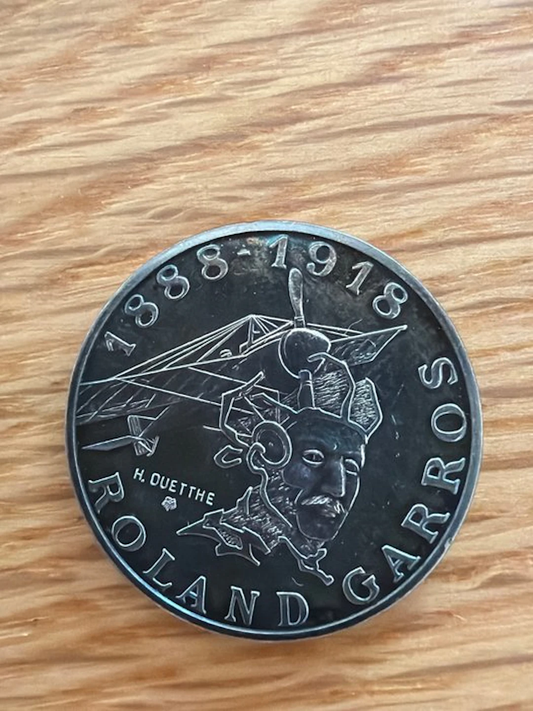 France. 10 Francs 1988 Roland Garros 12g (.950) Silber (No reserve price)