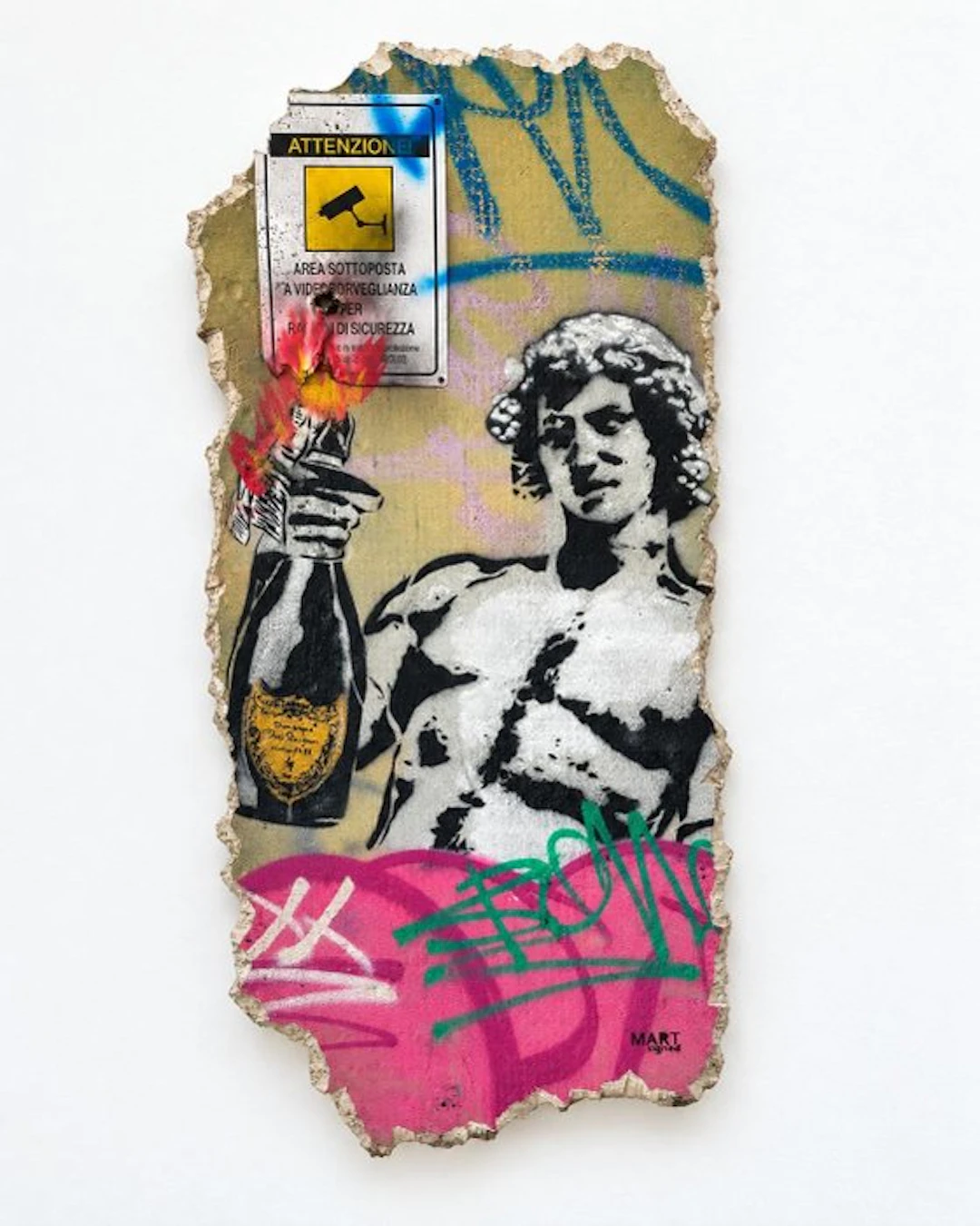 Mart Signed - LUXURY BURNS CONTROL (dom pérignon bacco caravaggio)