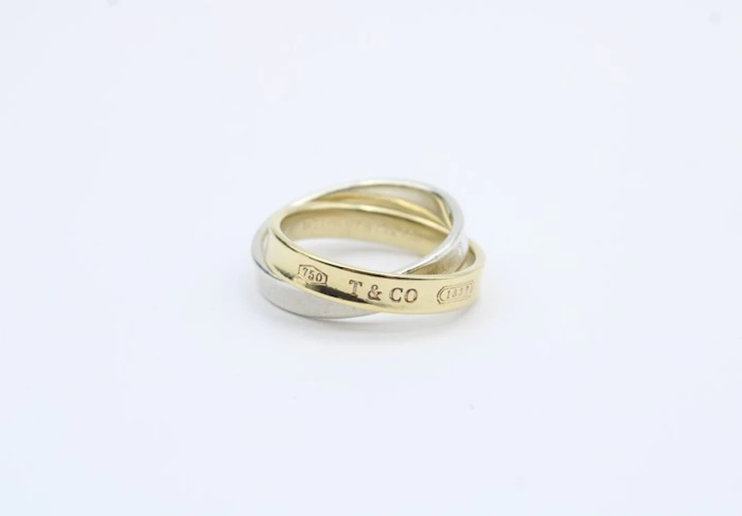 Tiffany & Co. - Ring - 18 kt. Yellow gold, Silver
