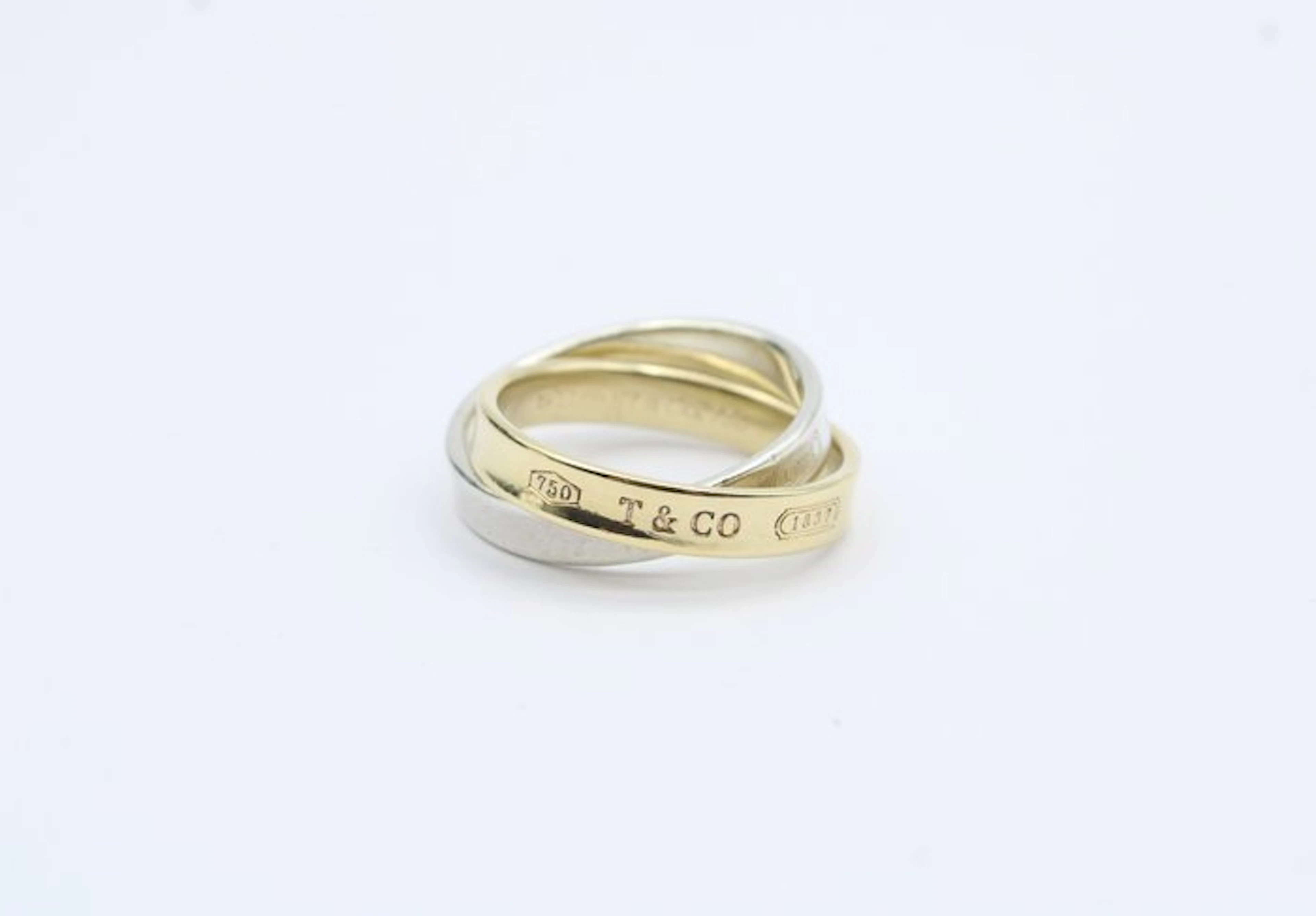 Tiffany & Co. - Ring - 18 kt. Yellow gold, Silver