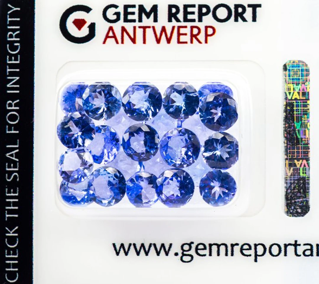 No reserve price - 23 pcs Tanzanite - 9.83 ct - Gem...