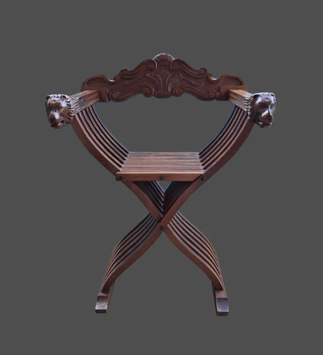 Chair - Savonarola - Hardwood - Made in Italy