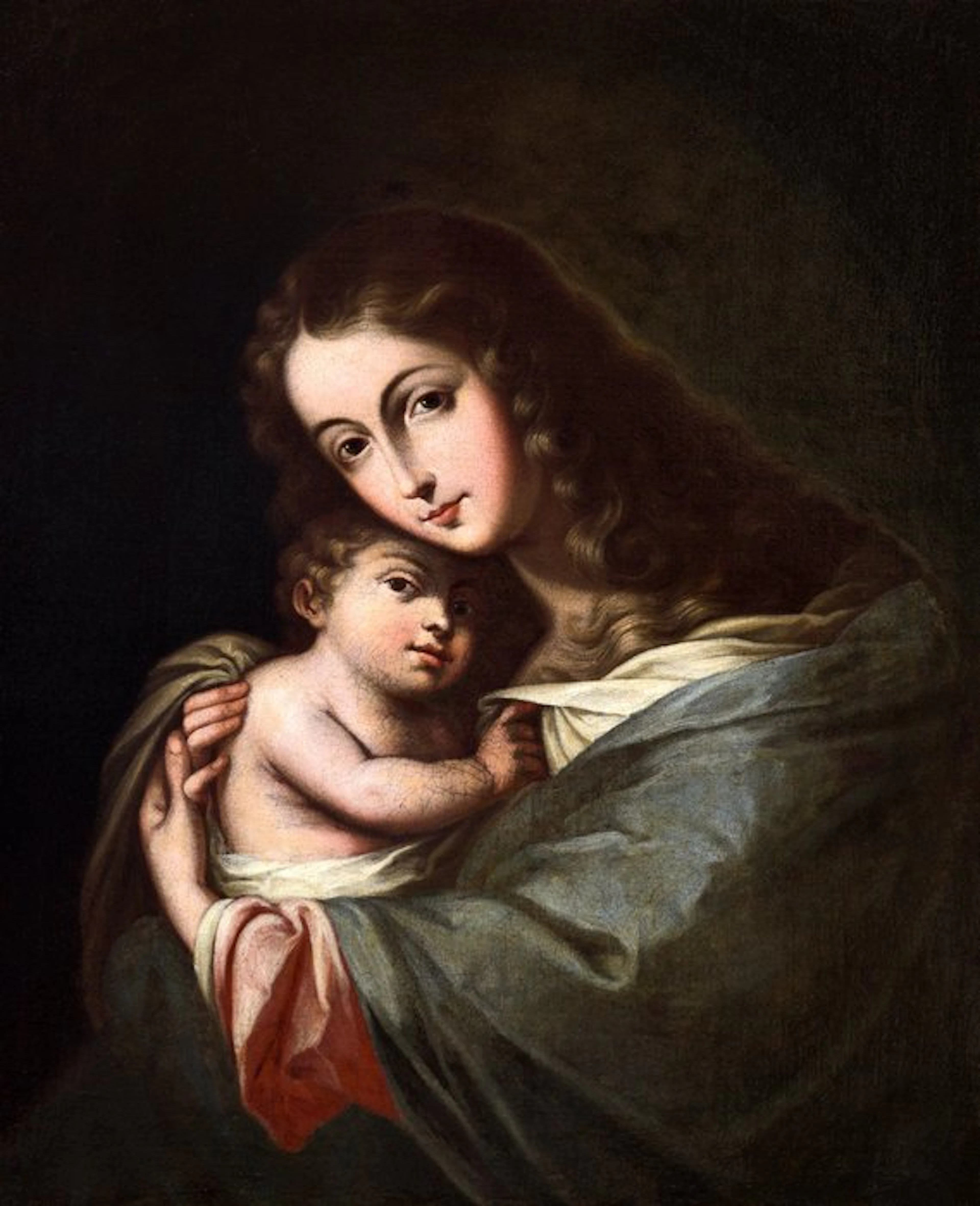 Italian school (XVIII) - Madonna con Bambino - NO RESERVE