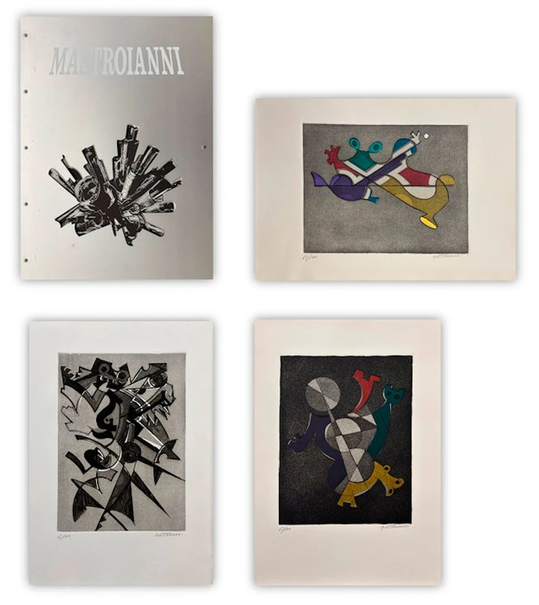 Umberto Mastroianni (1910–1998) - Il segno e l'uomo 1975 – 3 signed