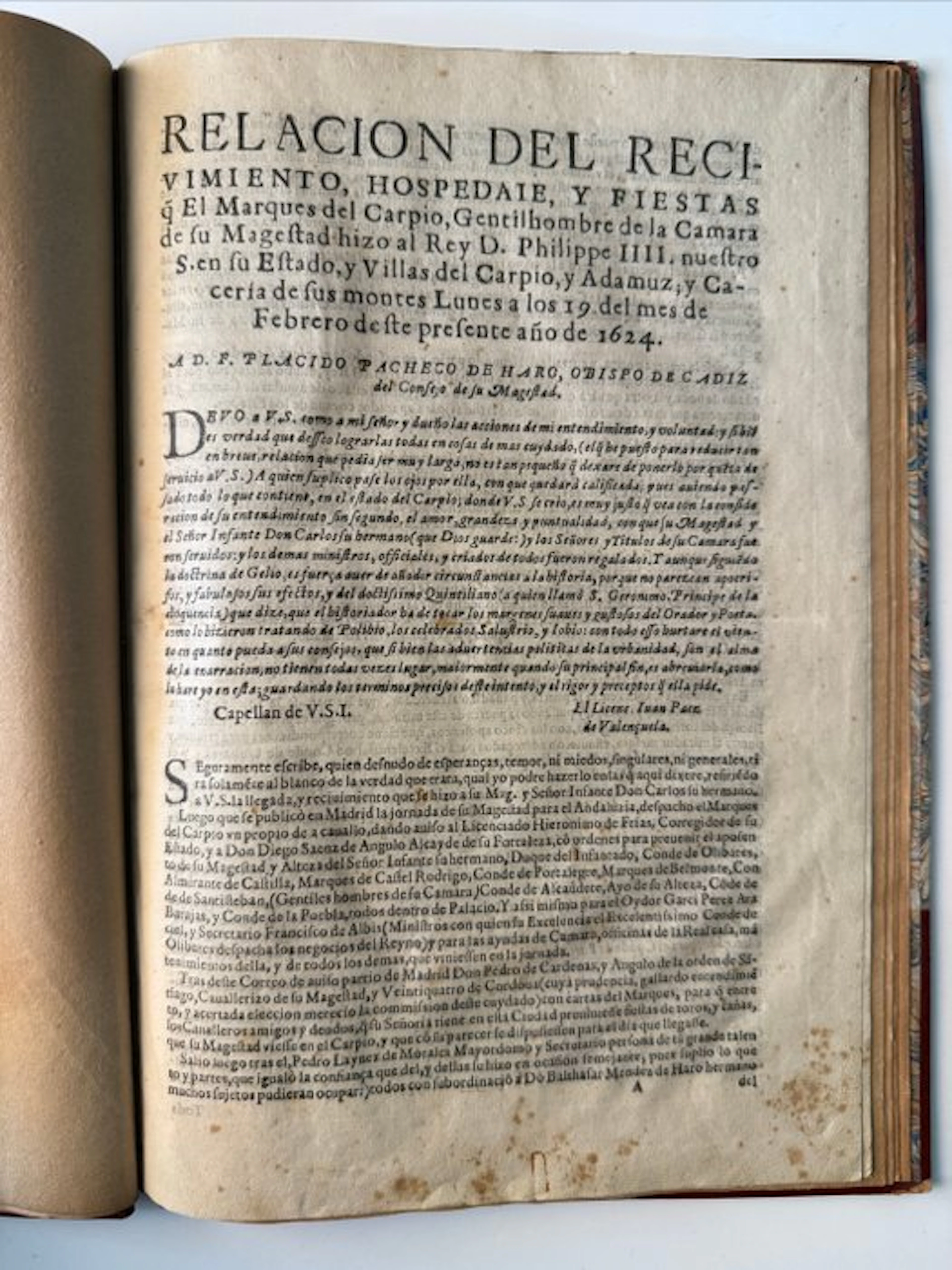 [s.a.] - Relacion del recivimiento [...] de Felipe IV - 1624