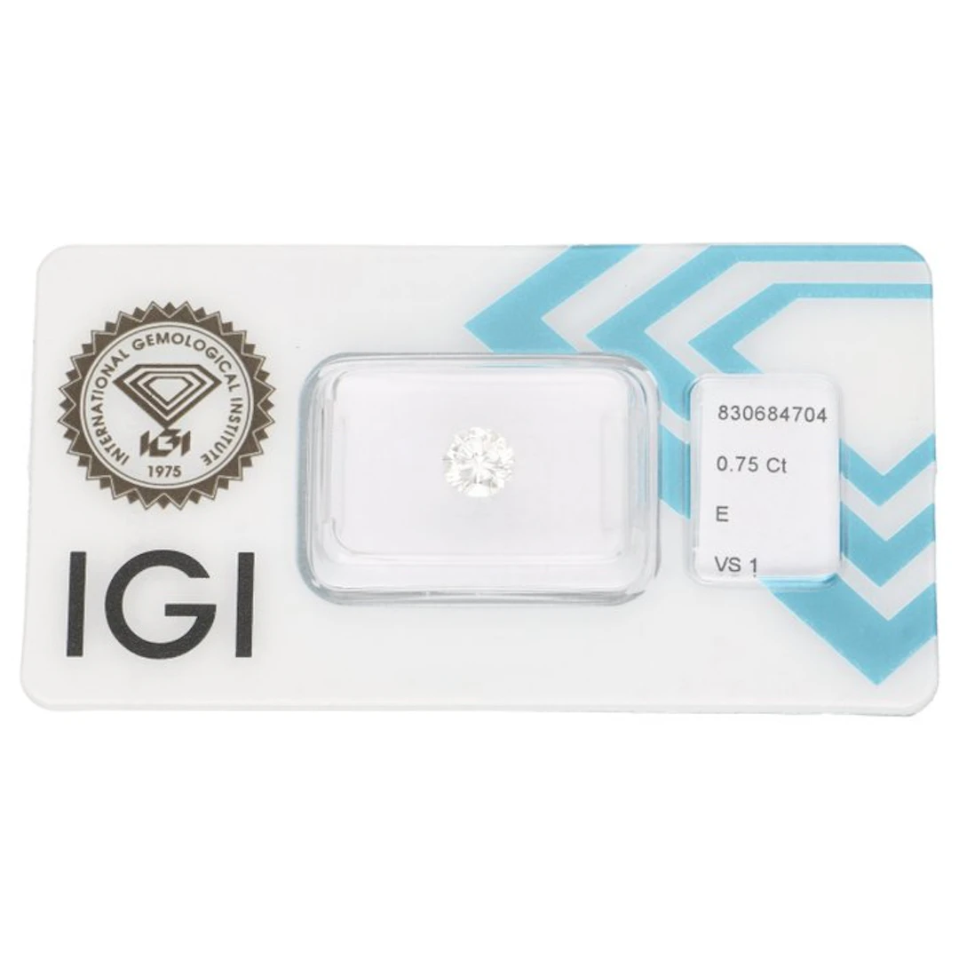 No reserve price - 1 pcs Diamond (Natural) - 0.75 ct...