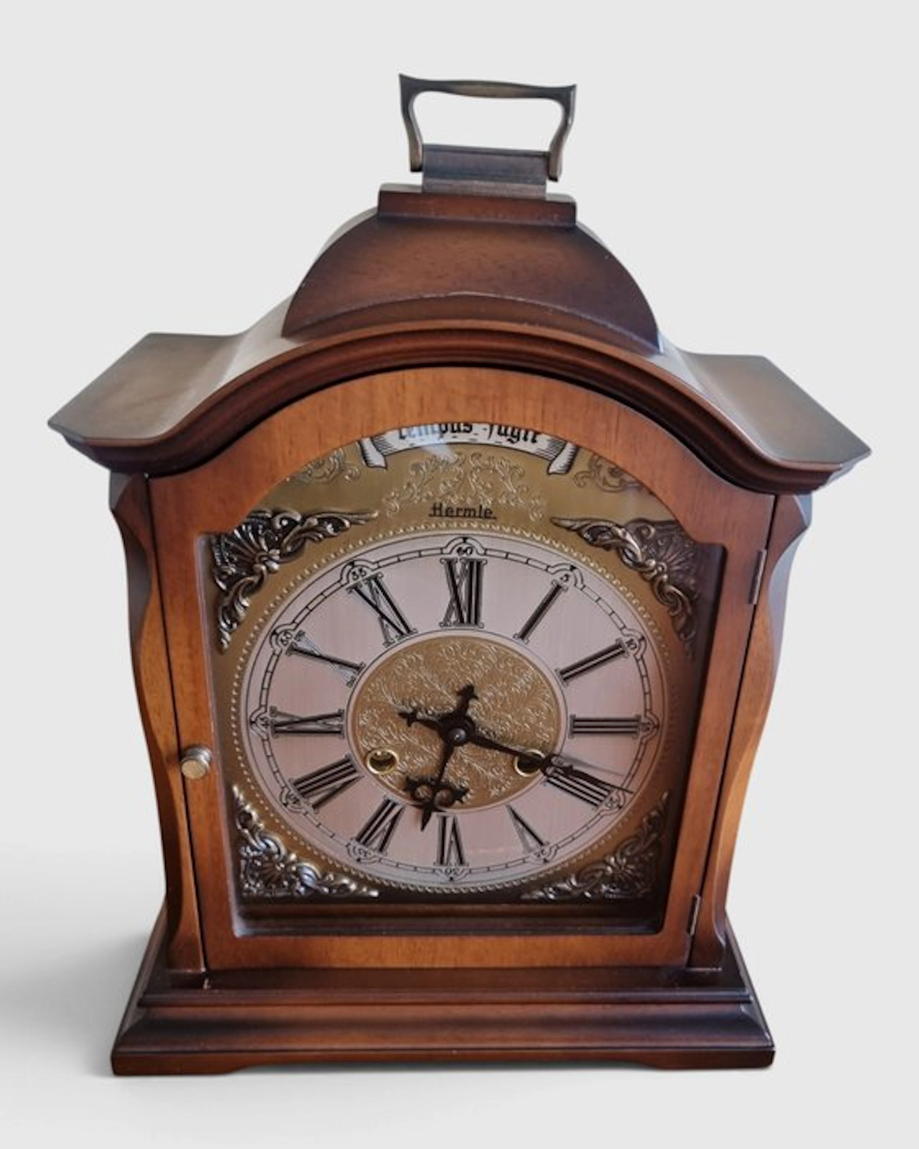 Table clock - Franz Hermle & Sohne - Vintage Wood...