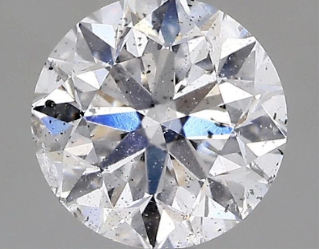 1 pcs Diamond (Natural) - 2.02 ct - Round - D...