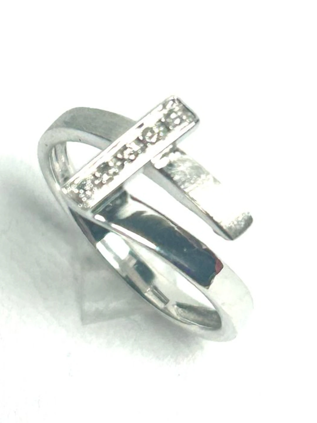 Ring - 18 kt. White gold Diamond (Natural)