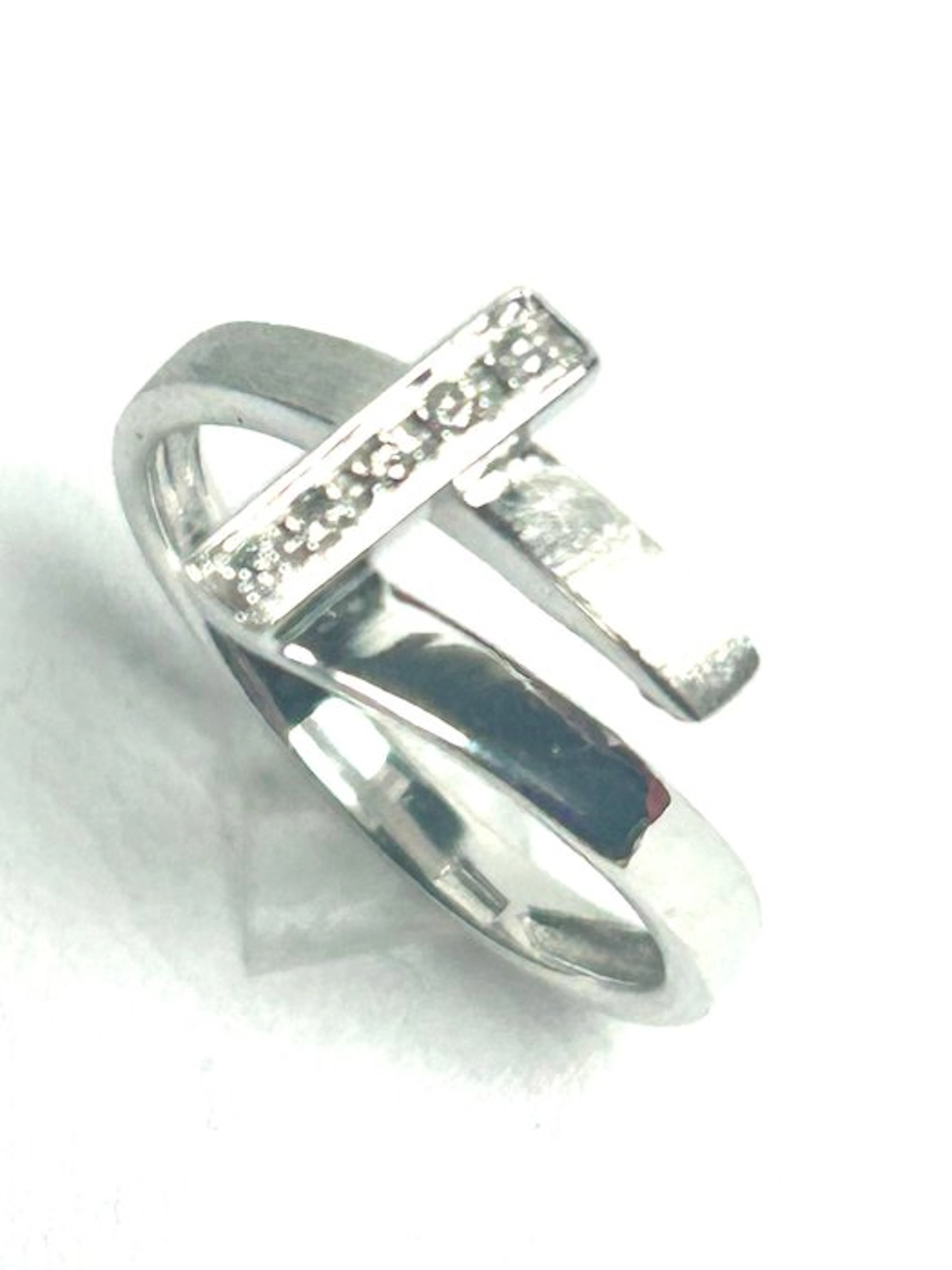 Ring - 18 kt. White gold Diamond (Natural)