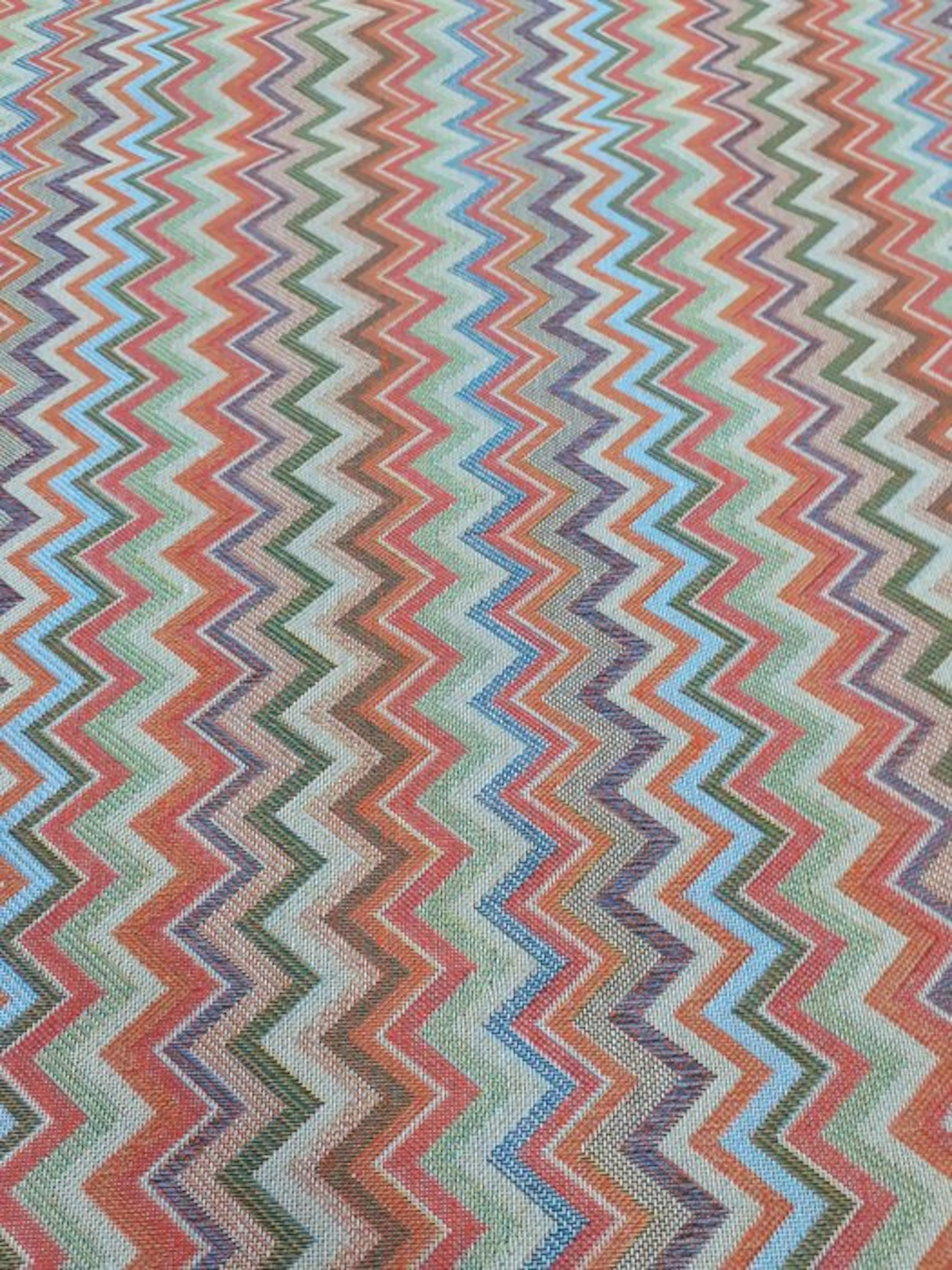 Upholstery fabric - 2.5 m - 2.8 m - Gobelin Zigzag Design